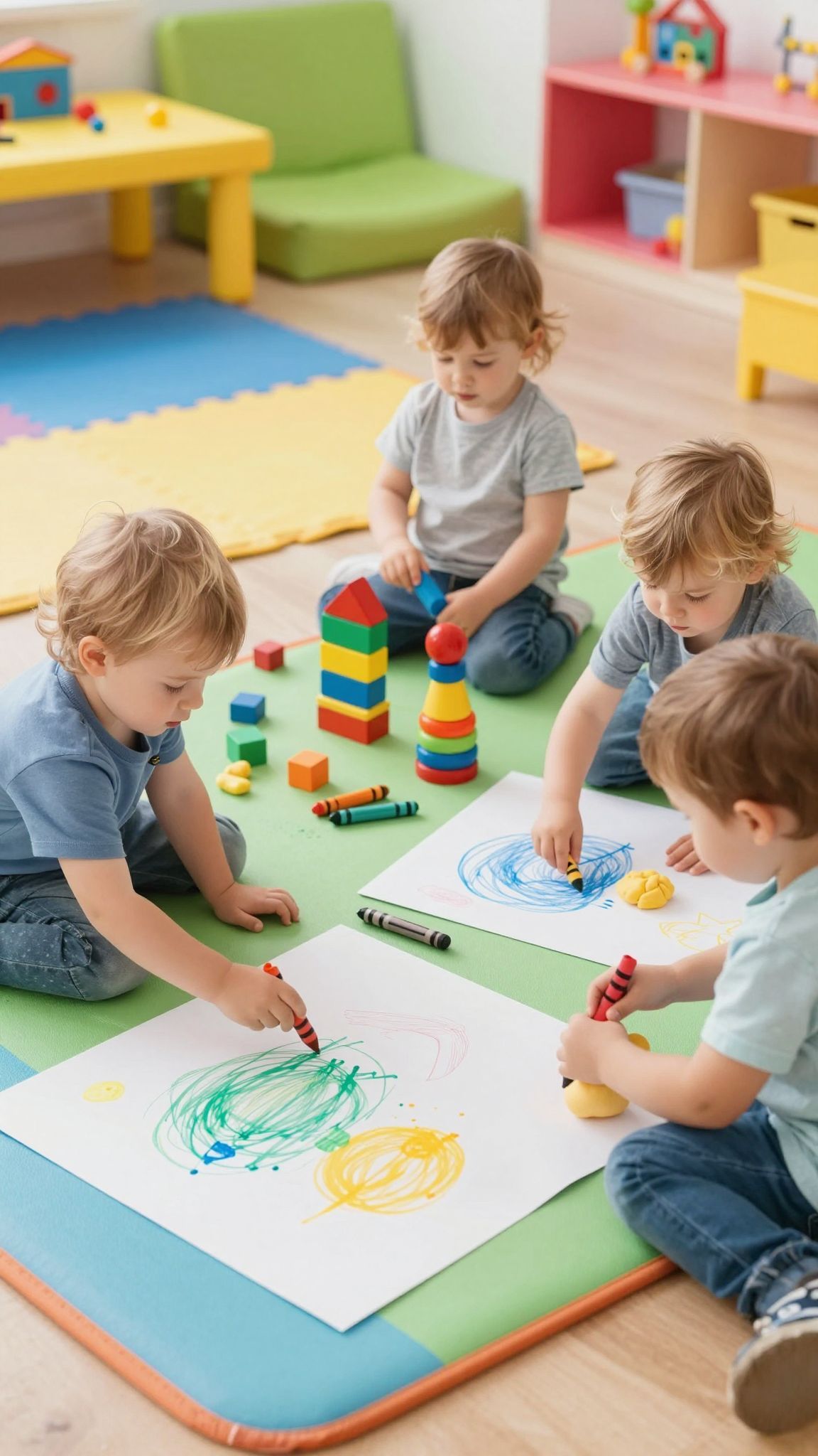 A korai finommotorikai fejlődés alapja a játékos gyakorlás.