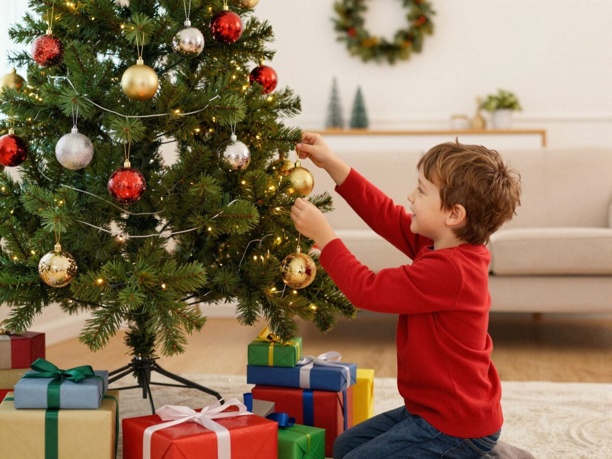 Karácsonyi dekoráció kisgyerek mellett: ötletek a biztonságos és csodás otthonért