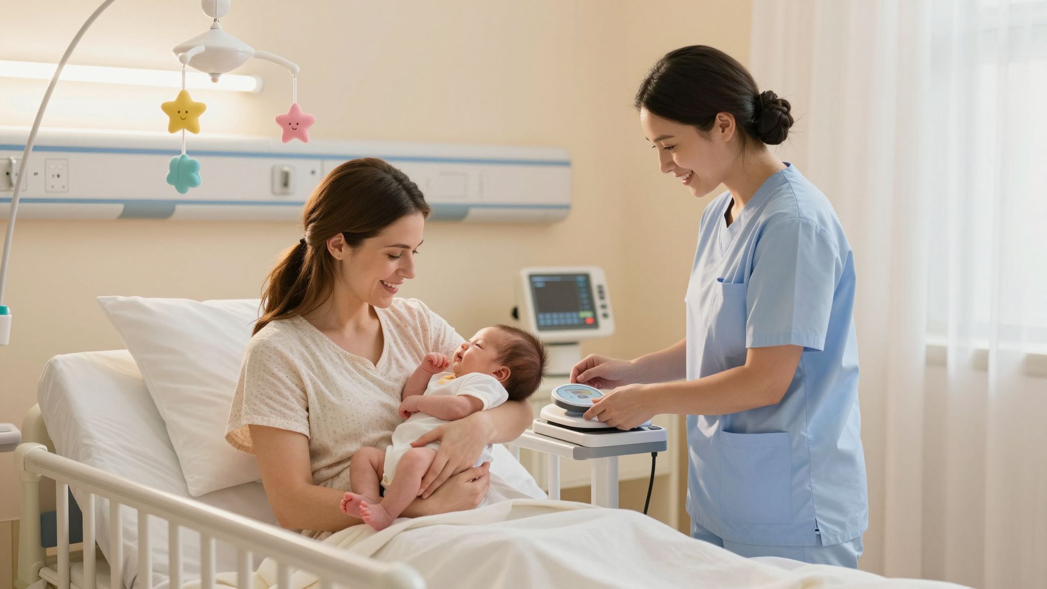 A súlykontroll fontos a baba egészségének nyomon követéséhez.