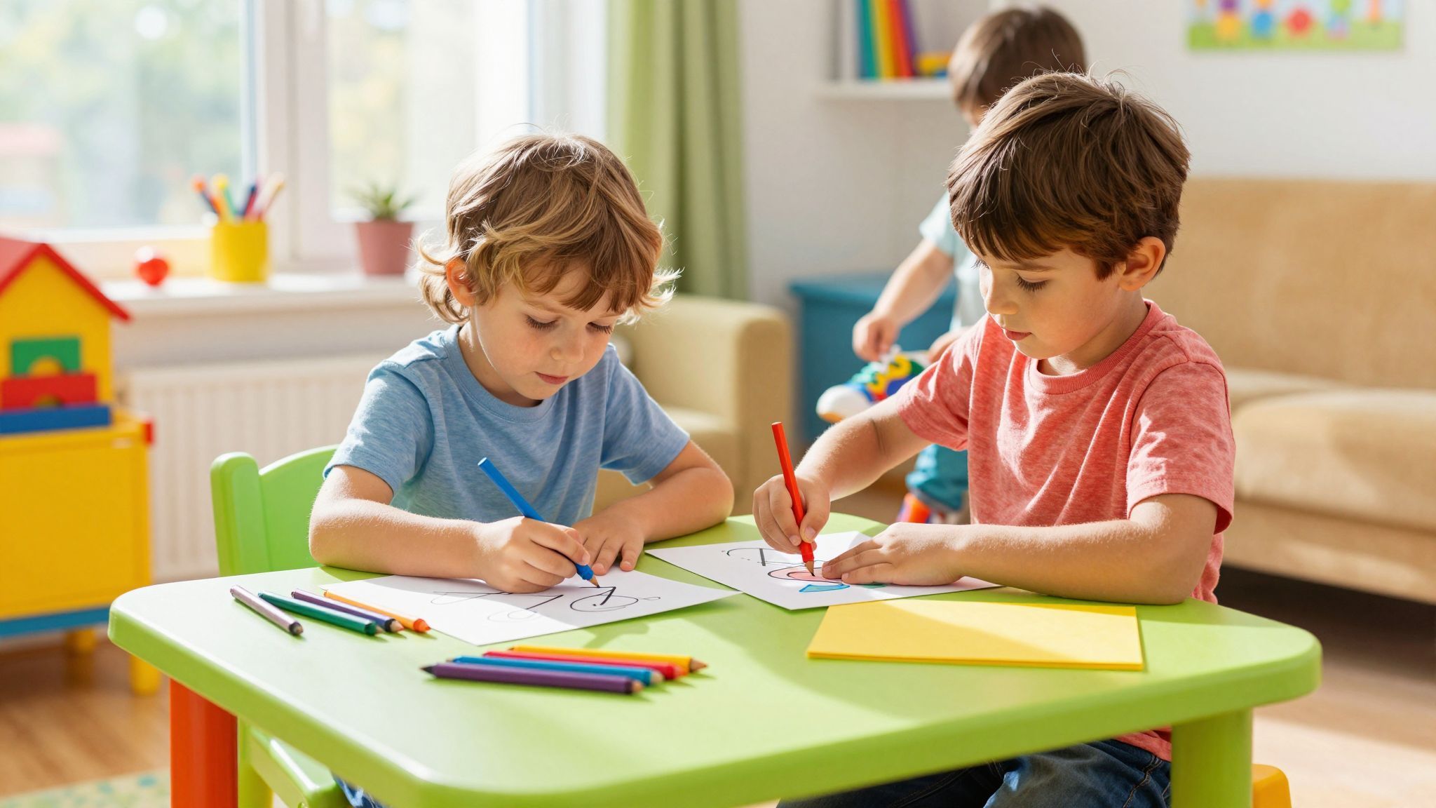 Természetes anyagokkal kreatív játékok serkentik a finommotorikát.