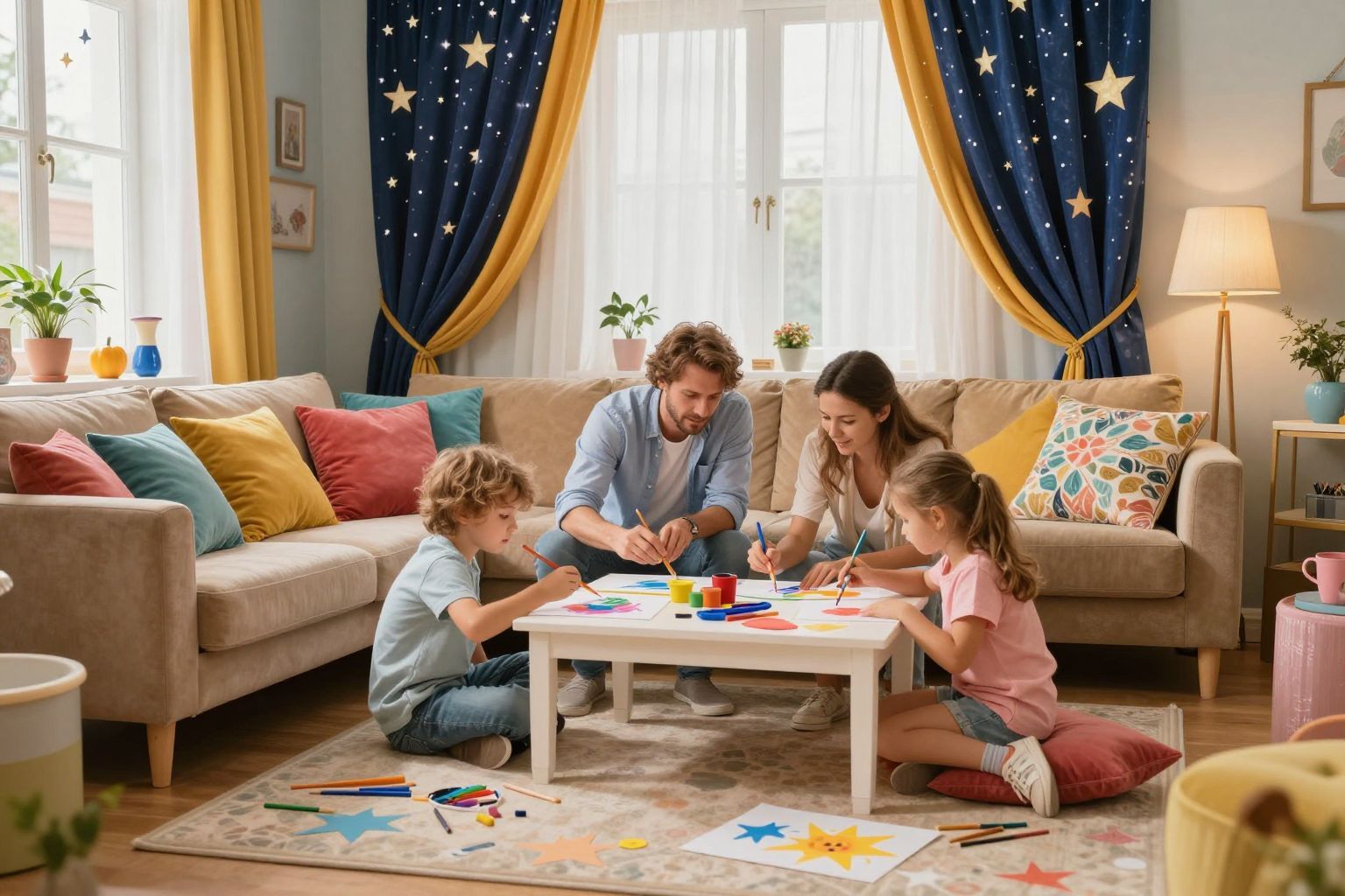 A Halak otthonában a kreativitás szárnyalása mindennapos.