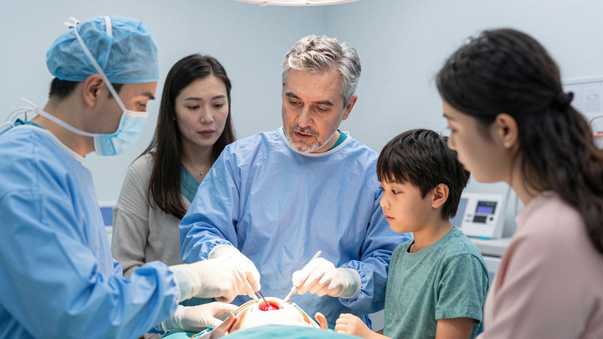 A laparoszkópos műtét gyorsabb felépülést biztosít a gyermekeknek.