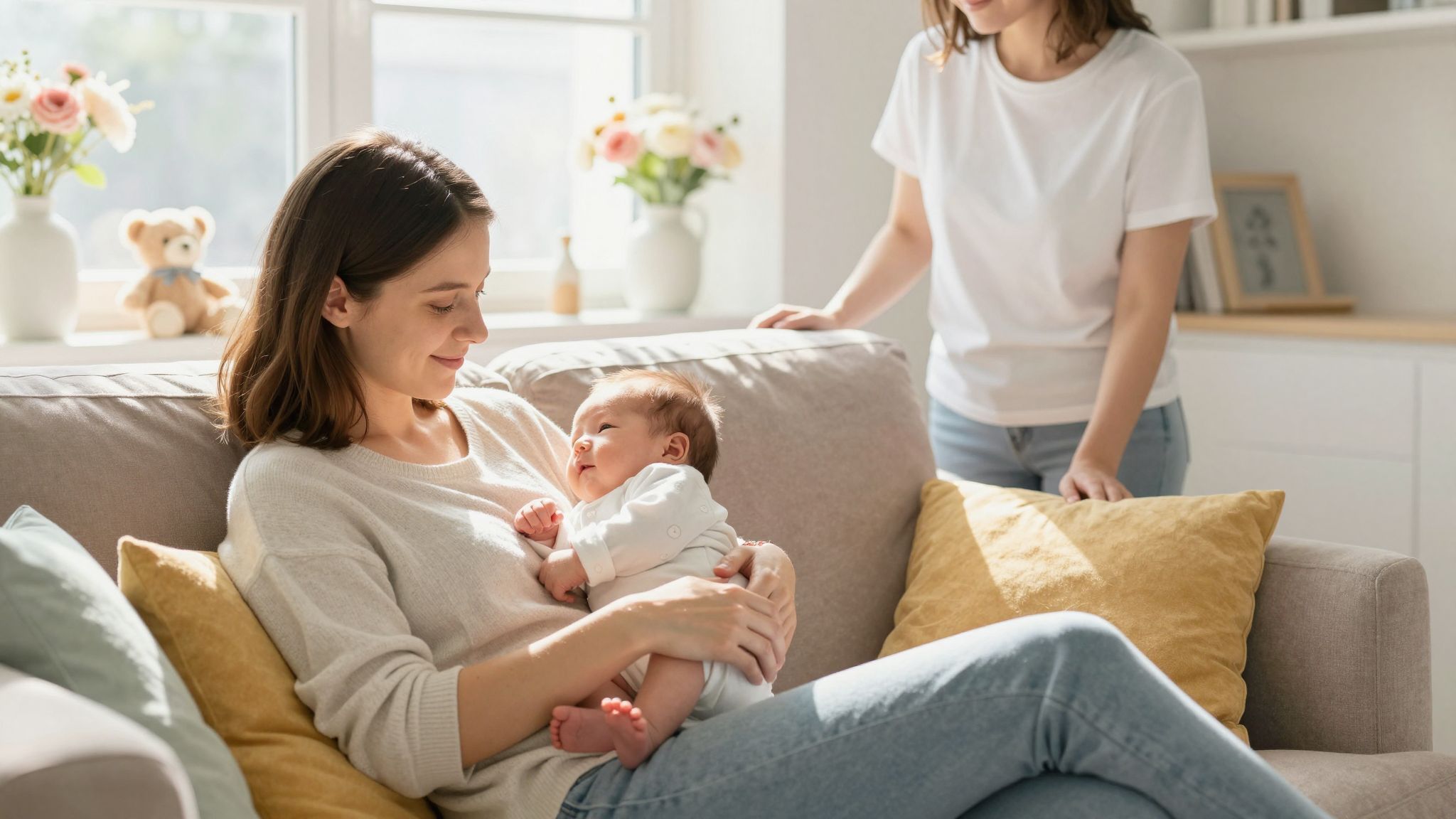 A posztnatális fájdalom hatással van a női szerepekre.