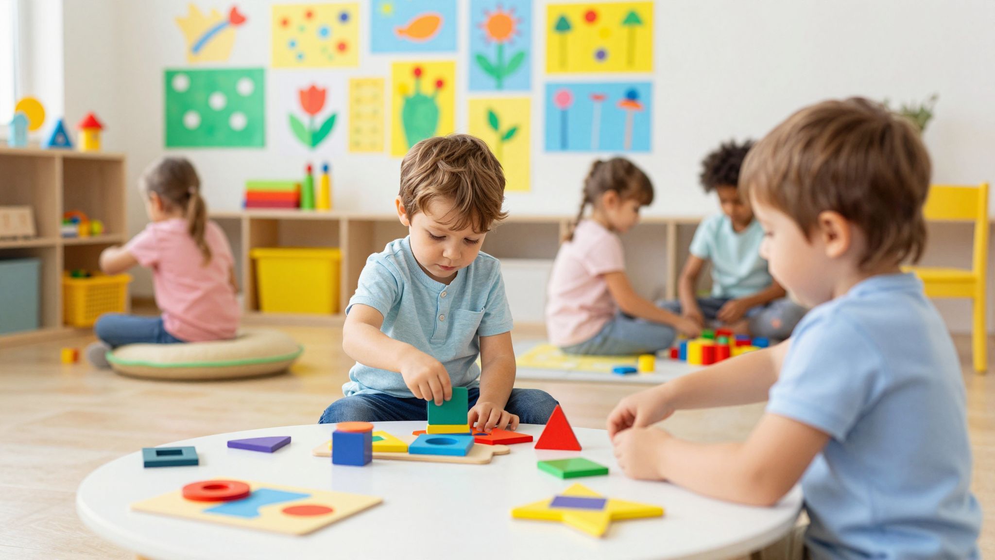 A formák ismerete fejleszti a gyerekek logikai gondolkodását.