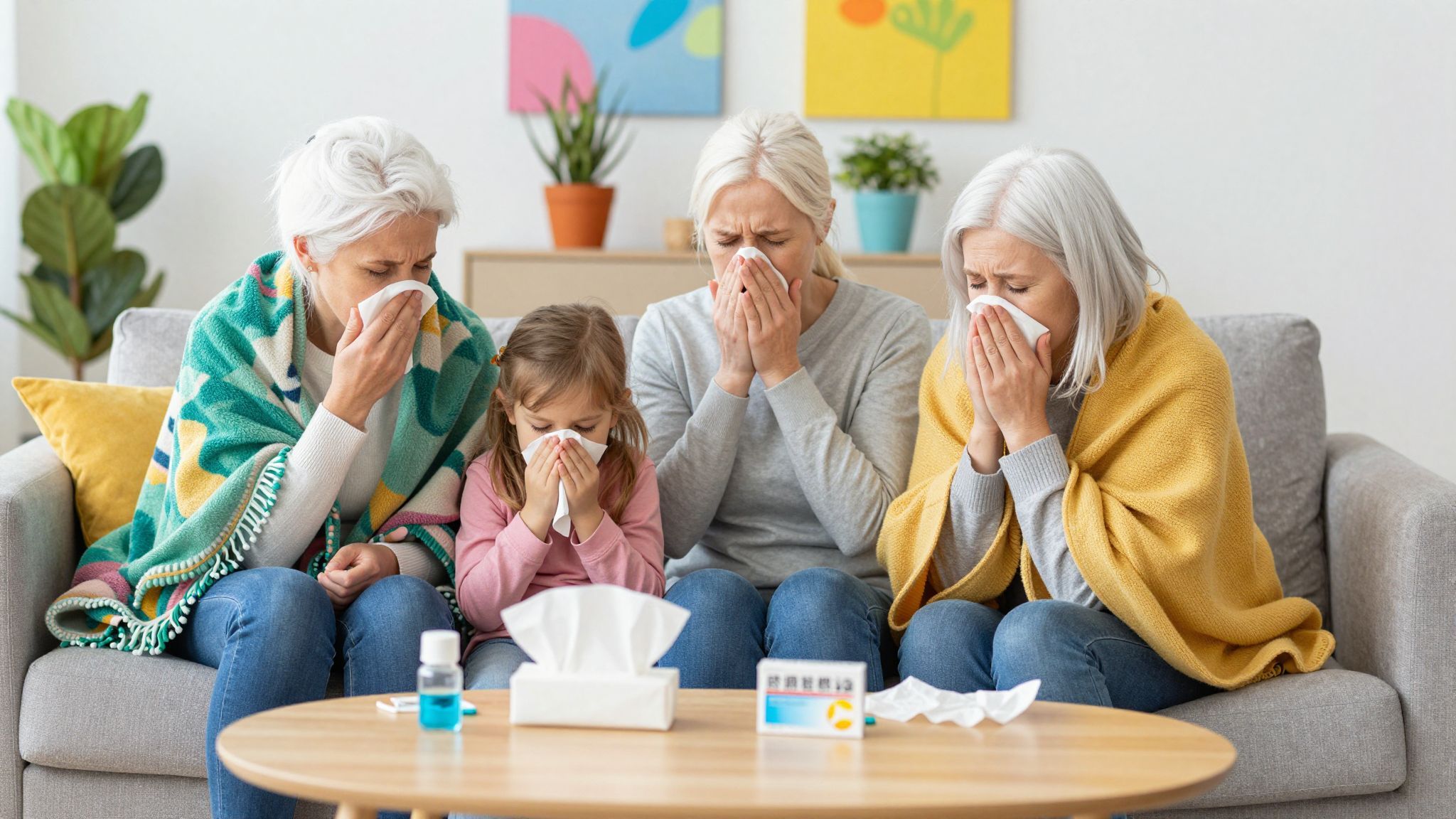 Influenzára gyanakodjunk hirtelen láz és izomfájdalom esetén.