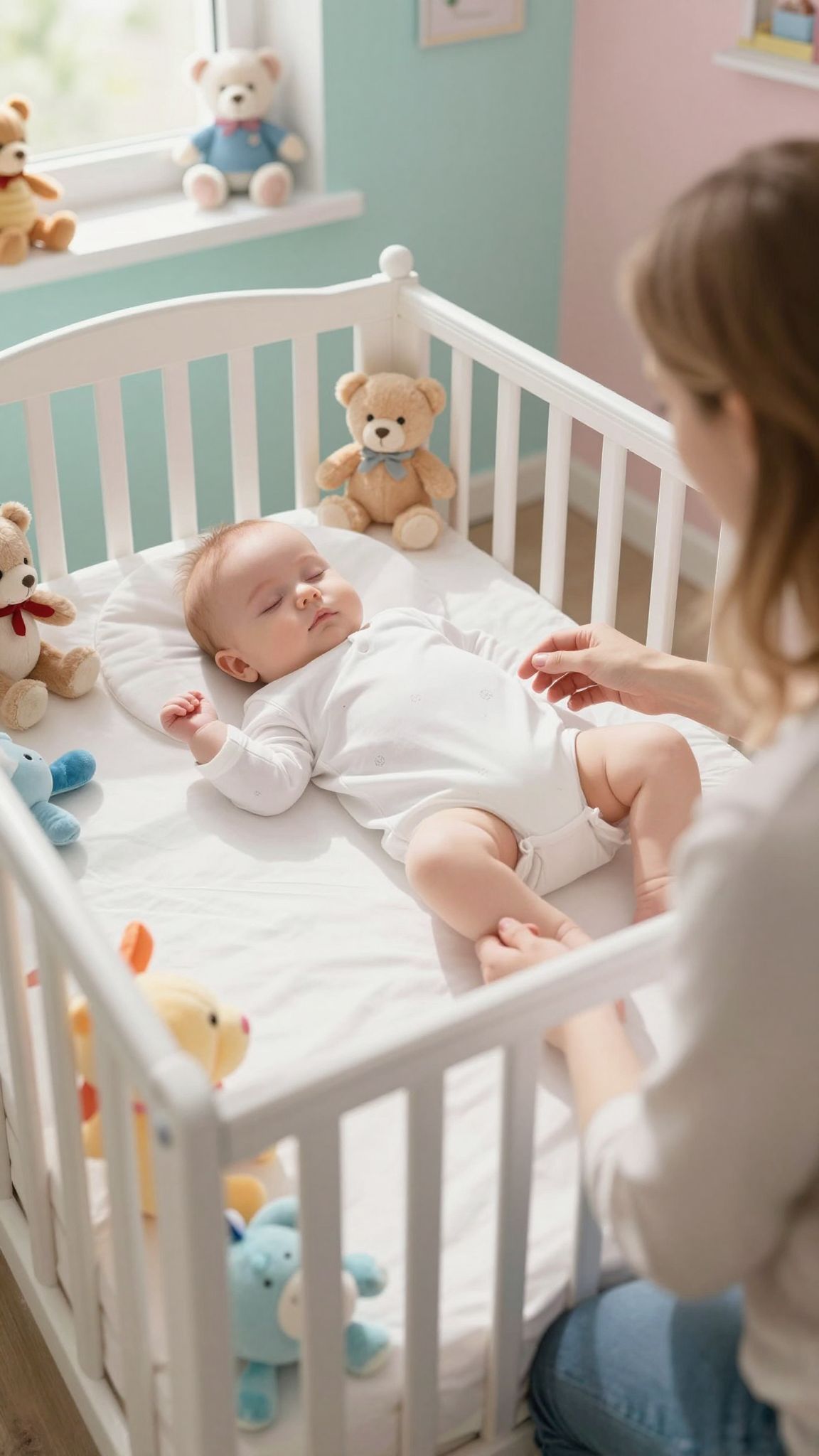 Ha a baba tartása fájdalmat okoz, orvoshoz kell menni.