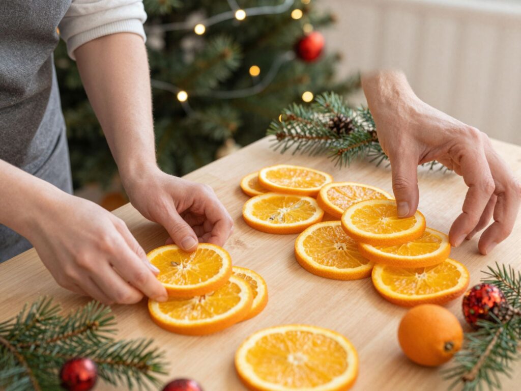 Narancskarikák szárítása lépésről lépésre a legszebb karácsonyi díszekhez