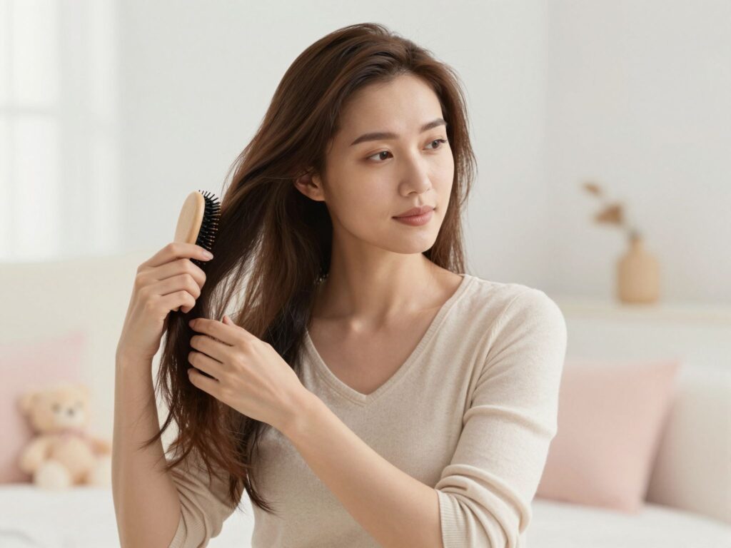 Ne ess pánikba a hajhullás miatt: A szülés utáni hormonális változások hatása