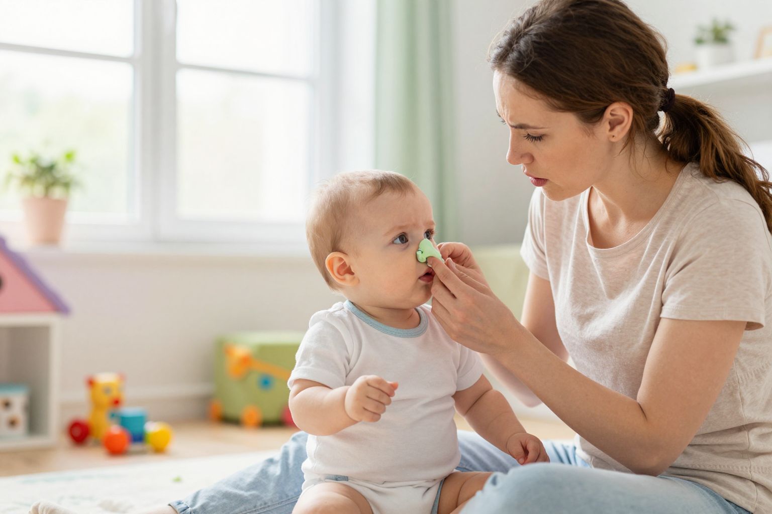 A zöld váladék bakteriális fertőzésre utalhat, kezelést igényel.