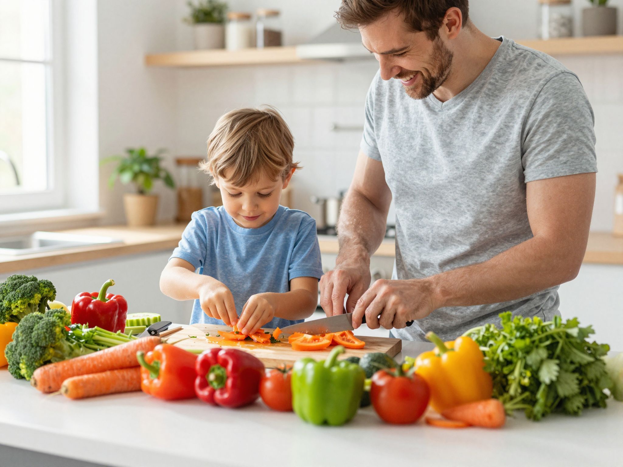 Kreatív módszerek a zöldségek bevezetésére a gyerekeknél.