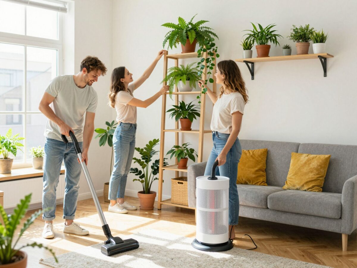 Pollenmentes otthon praktikák: szűrők, takarítás és növényválasztás