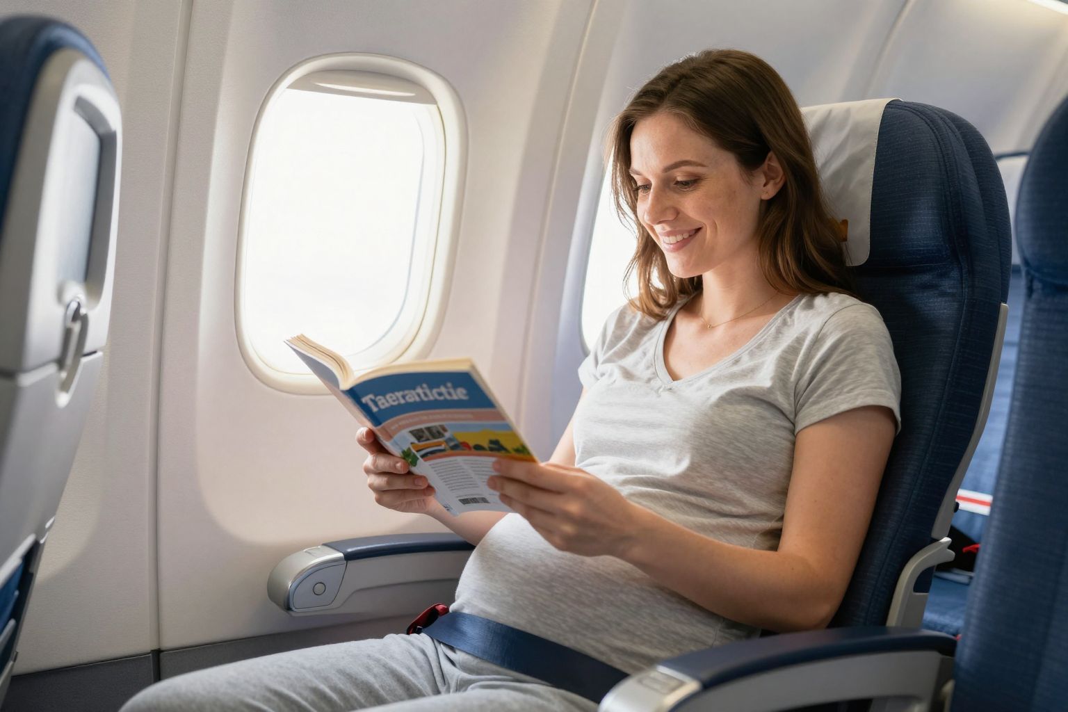 A várandós nőknek érdemes kompressziós harisnyát viselniük repüléskor.