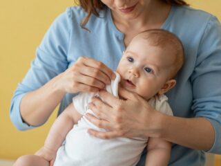 Ringat, simogat, öltöztet: az anya keze, ami biztonságot ad a babának