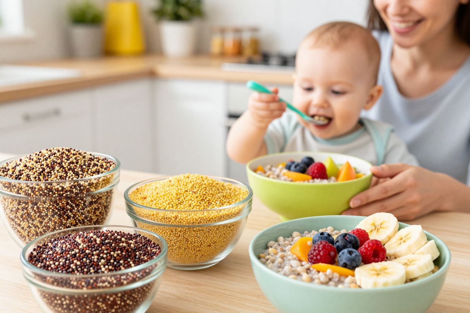 A quinoa gazdag proteinekben és esszenciális aminosavakban.