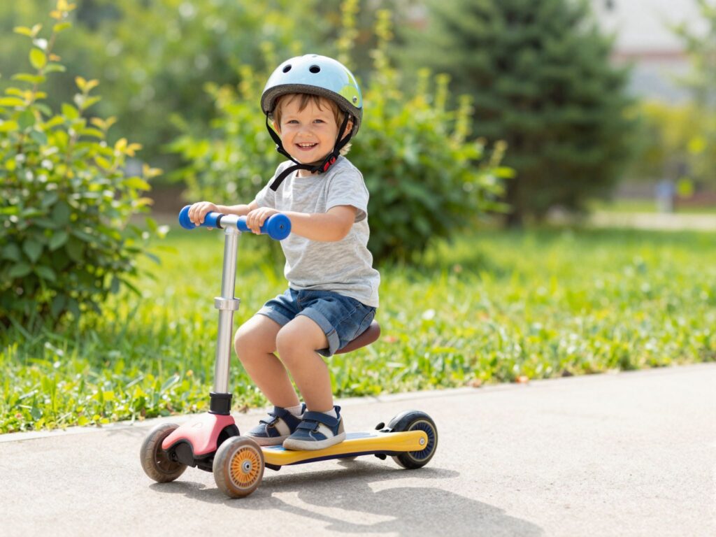Stabilitás és biztonság: a háromkerekű rollerek előnyei a legkisebbek számára