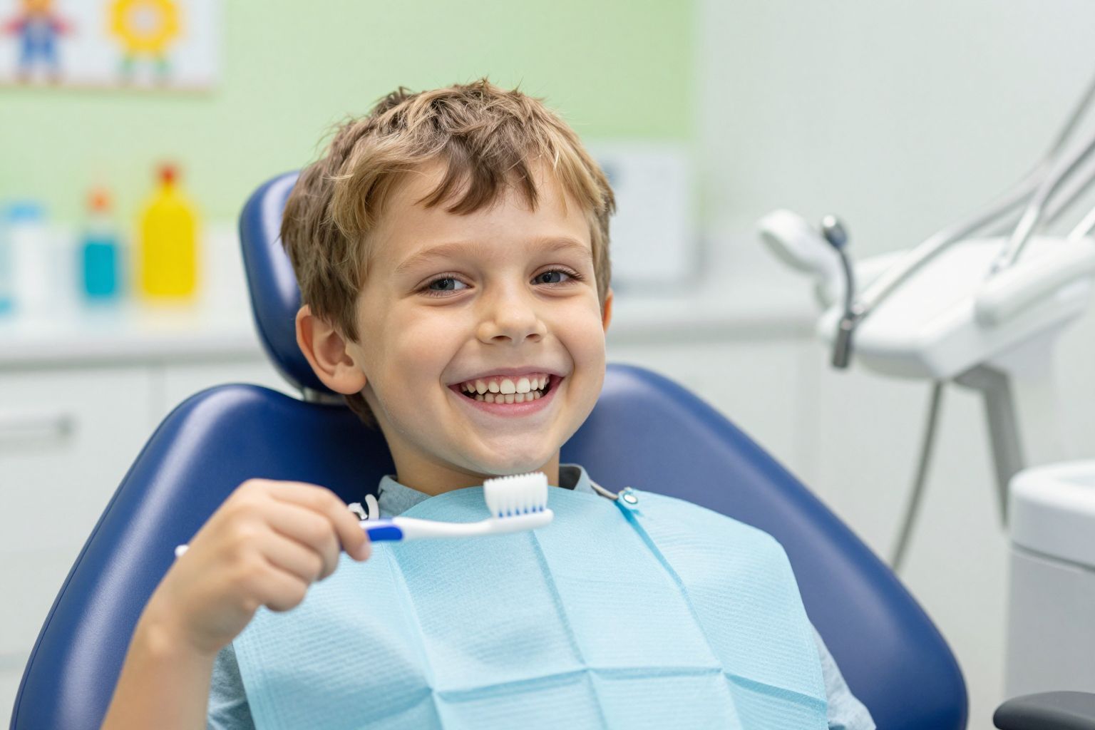 A rendszeres szájhigiénia megalapozza a gyermek egészséges mosolyát.