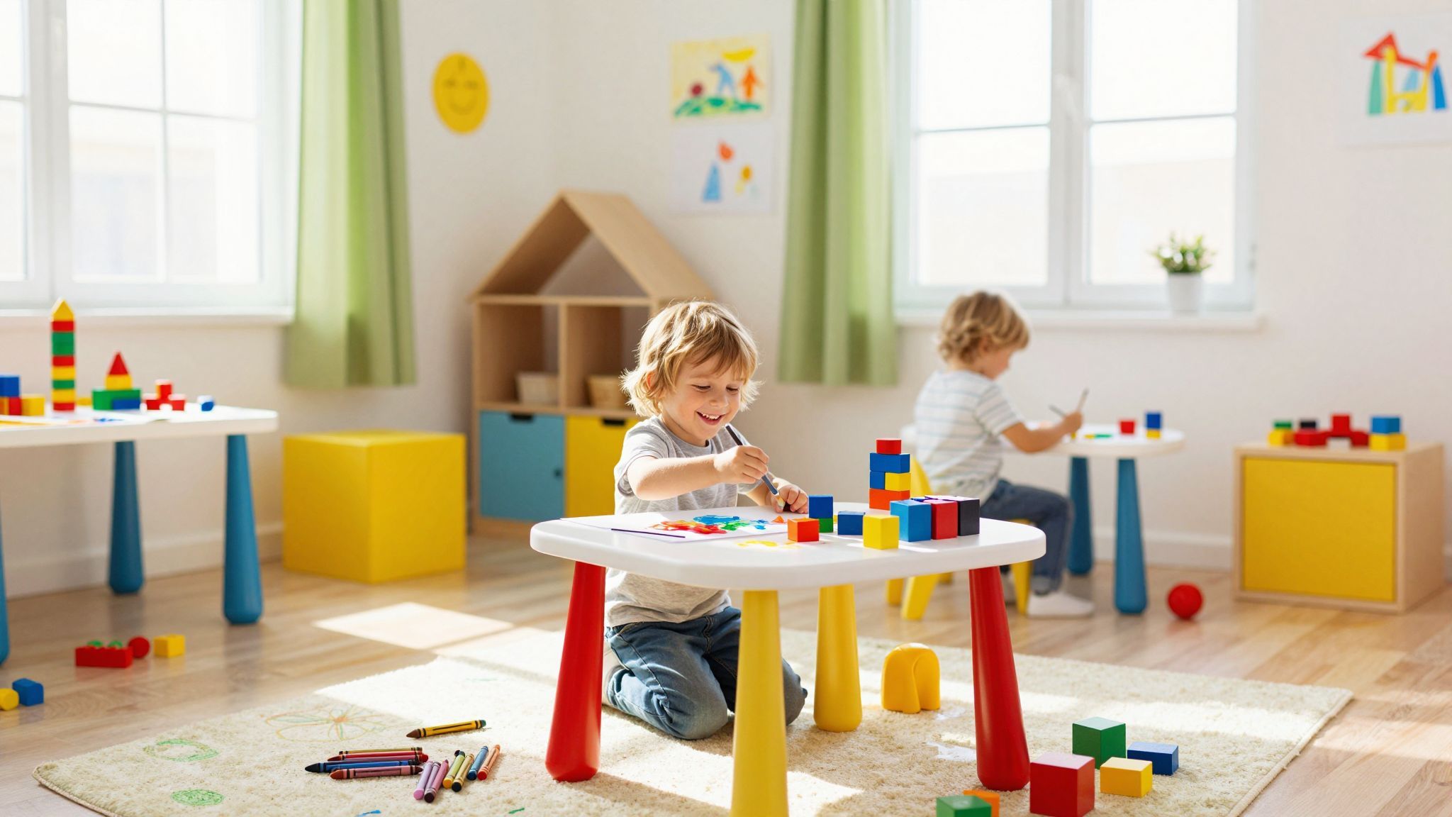 A tapintás szabadsága serkenti a gyerekek kreatív fejlődését.