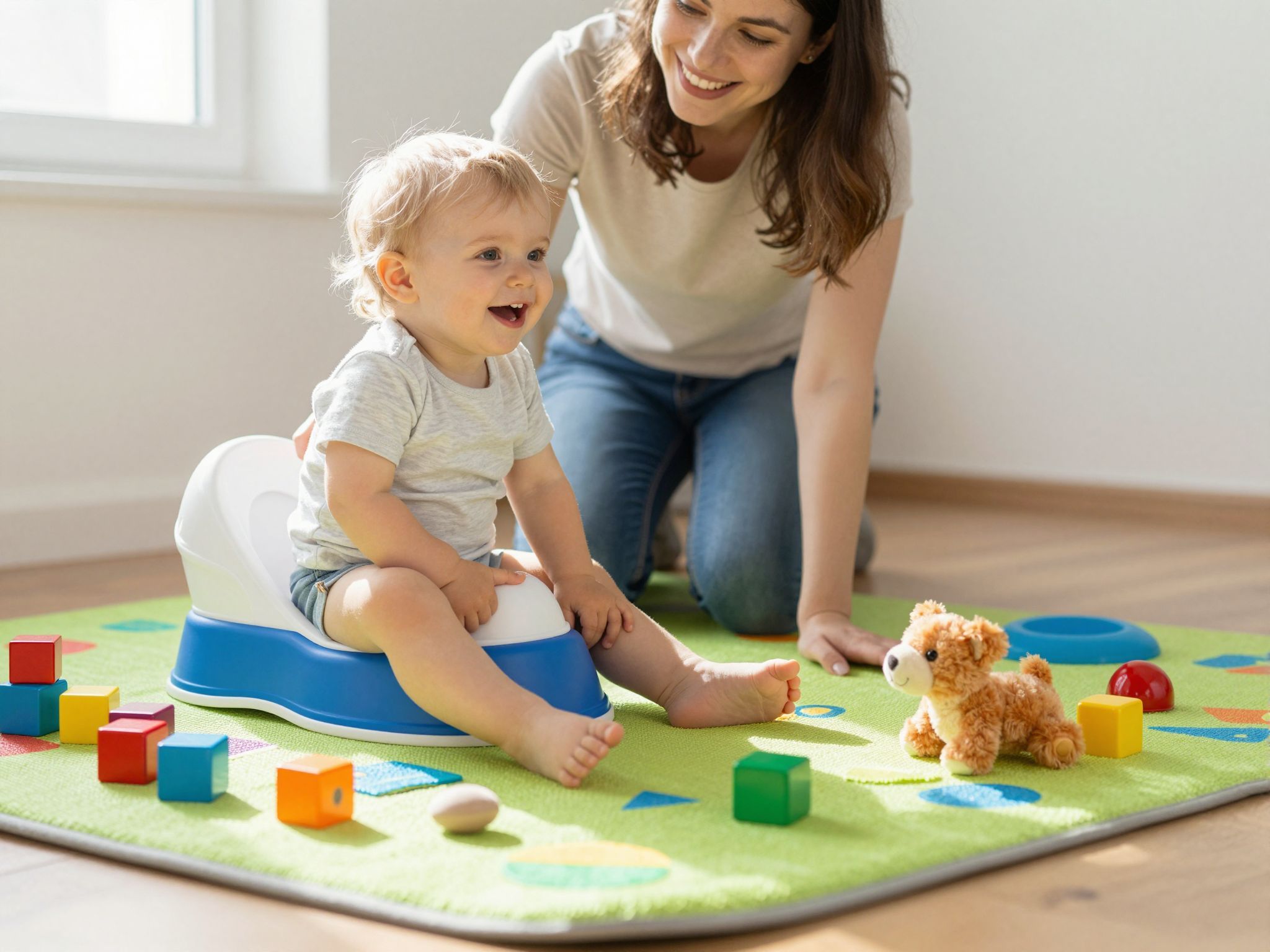 A szobatisztaság 2-3 éves kor között kezdődik.