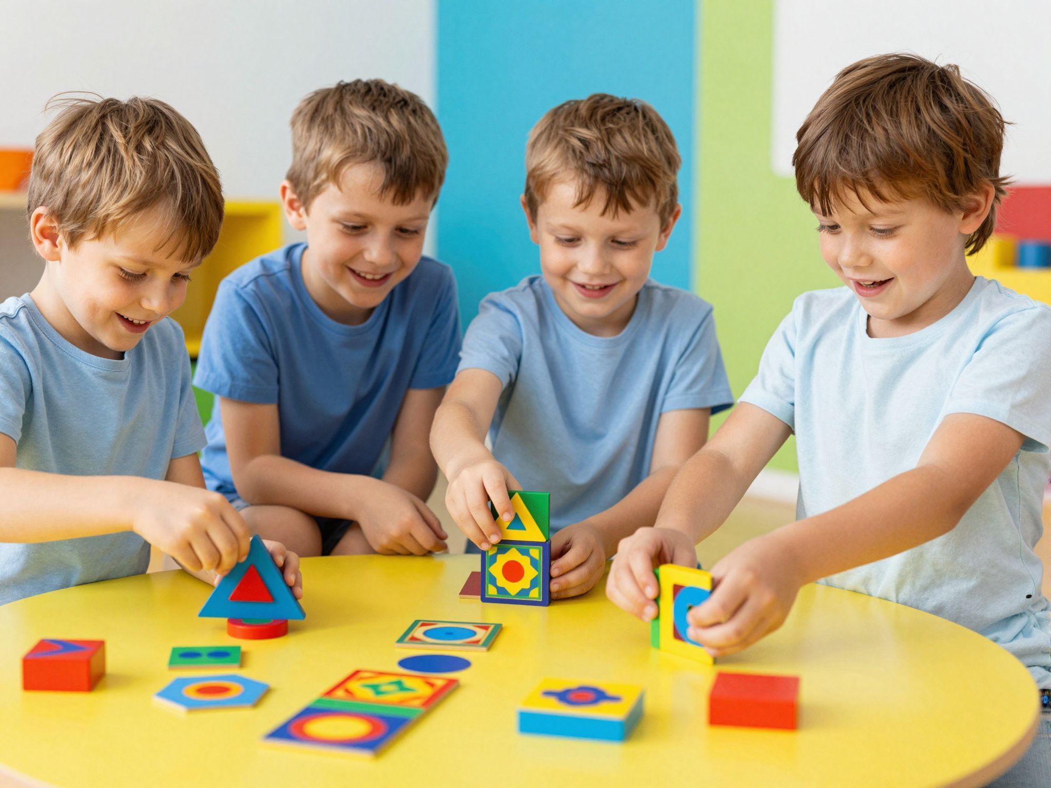 A szimmetria segít a gyerekek térbeli gondolkodásában.