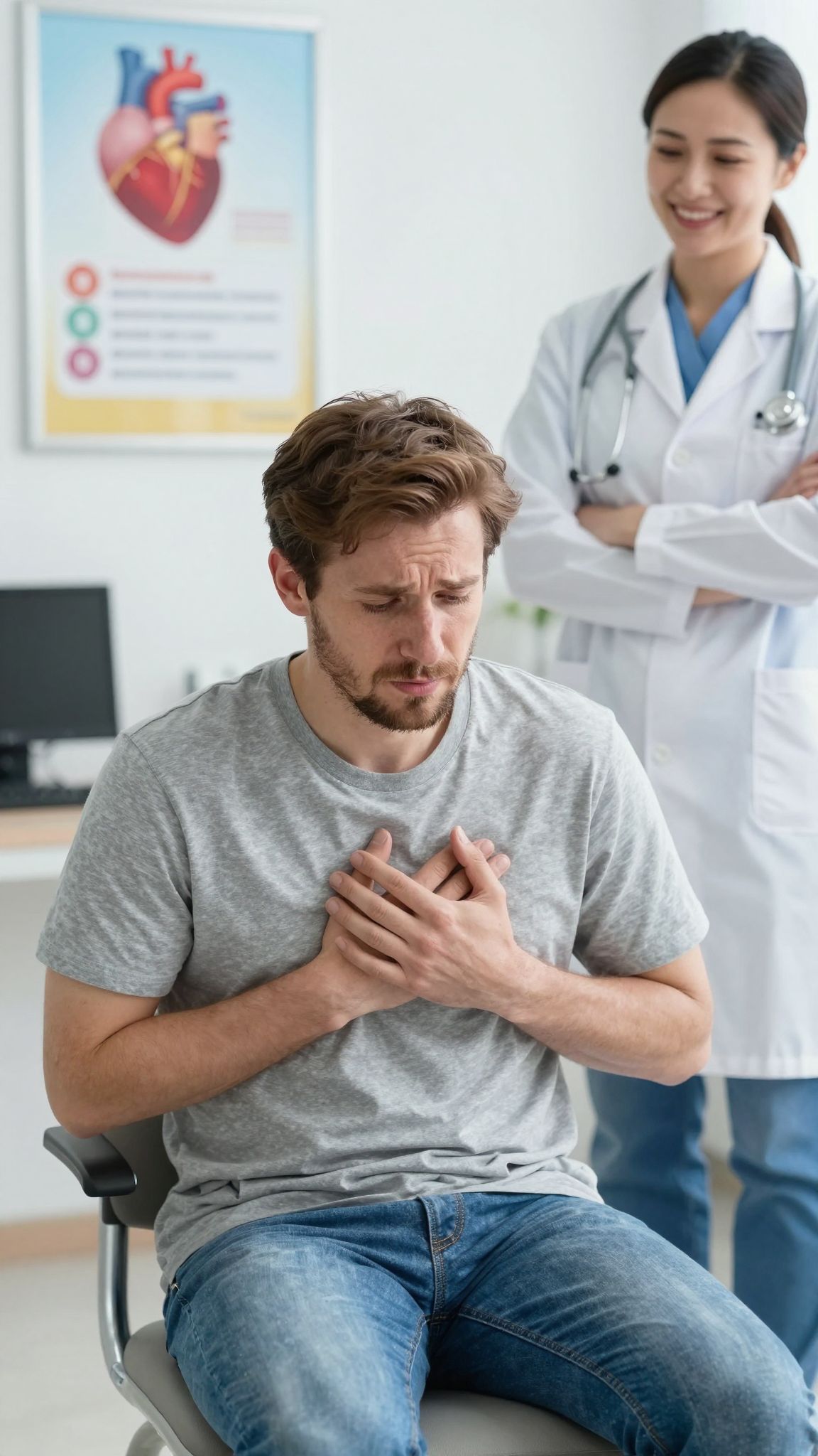 Hirtelen szívfájdalom esetén azonnali orvosi segítség szükséges.