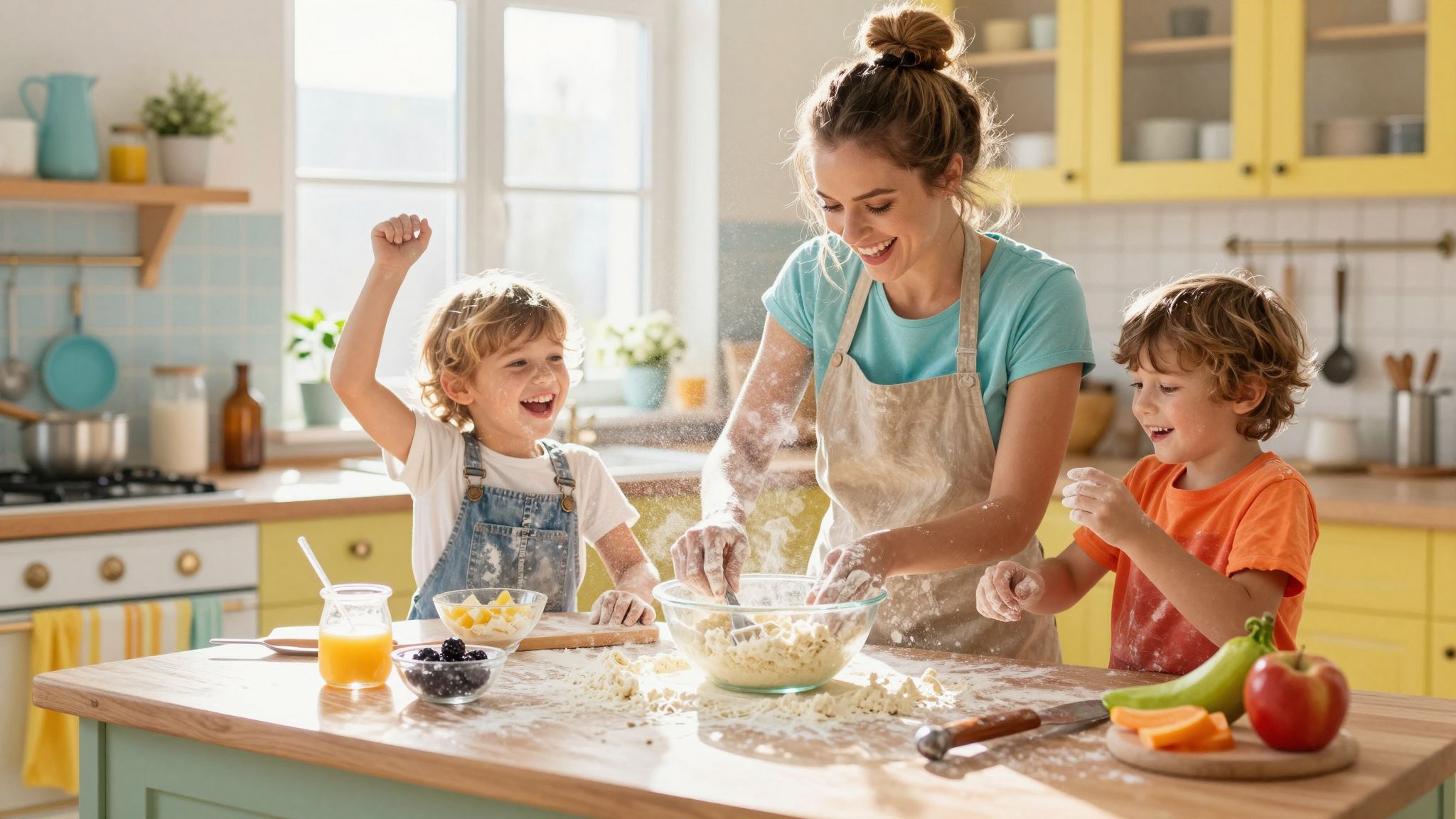 A kreatív káosz segíti a gyerekek önállóságának fejlődését.