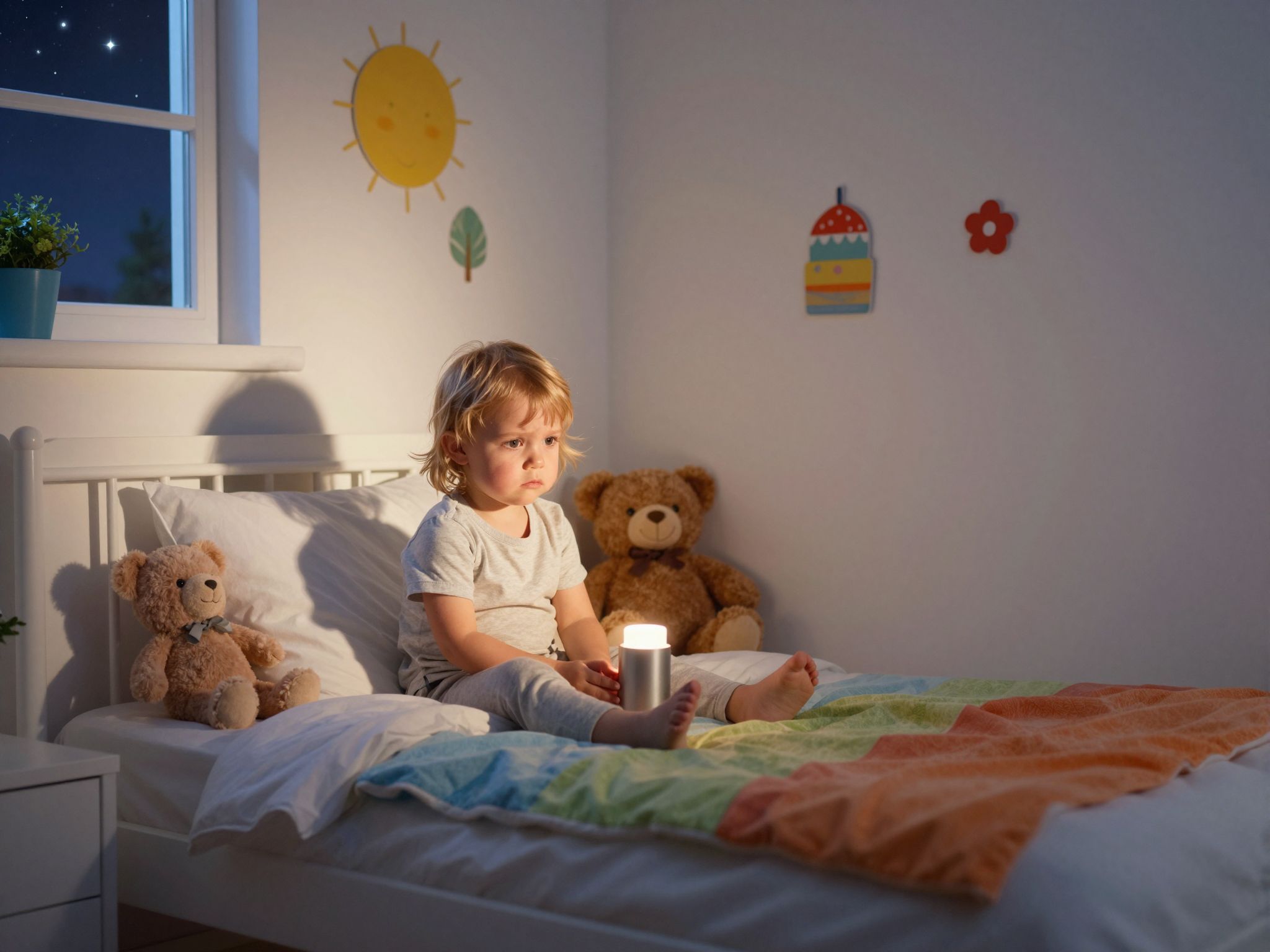 A szeparációs szorongás gyakori alvászavar totyogóknál.