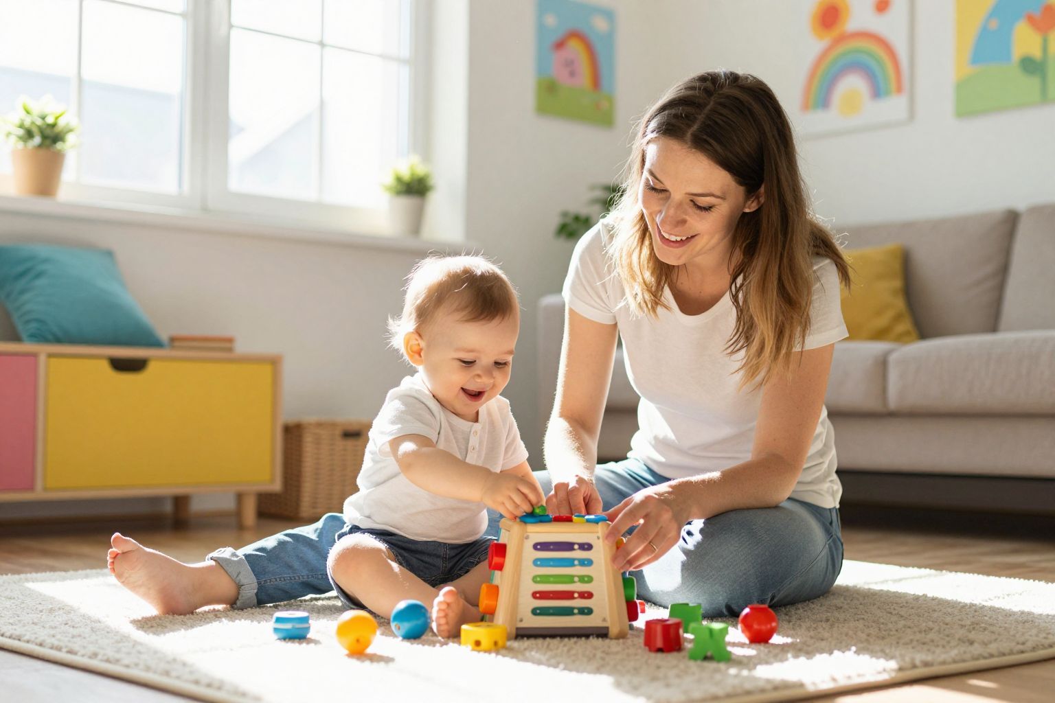 A rendszeres rutin segíti a baba agyának fejlődését.