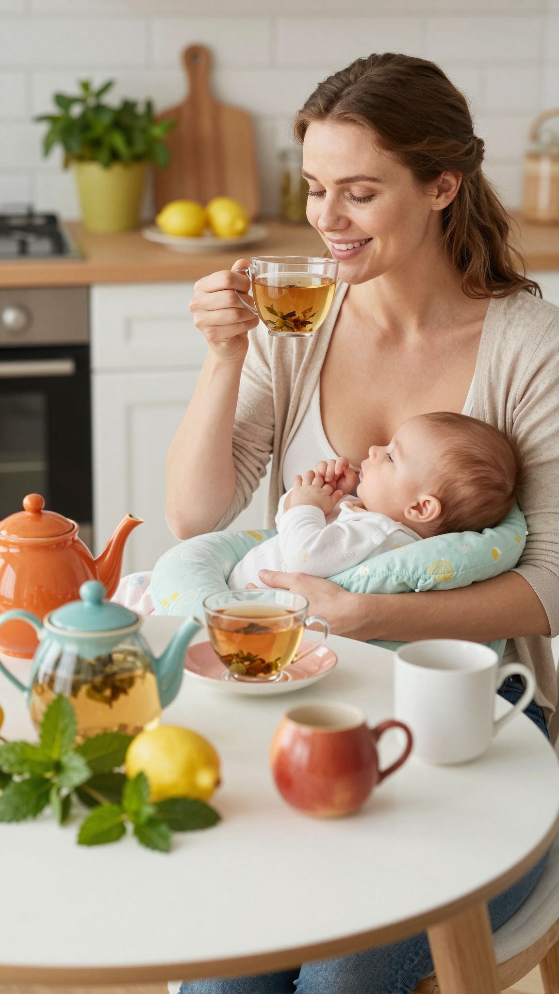 A szoptatós teák elősegítik a tejtermelést és a hidratálást.