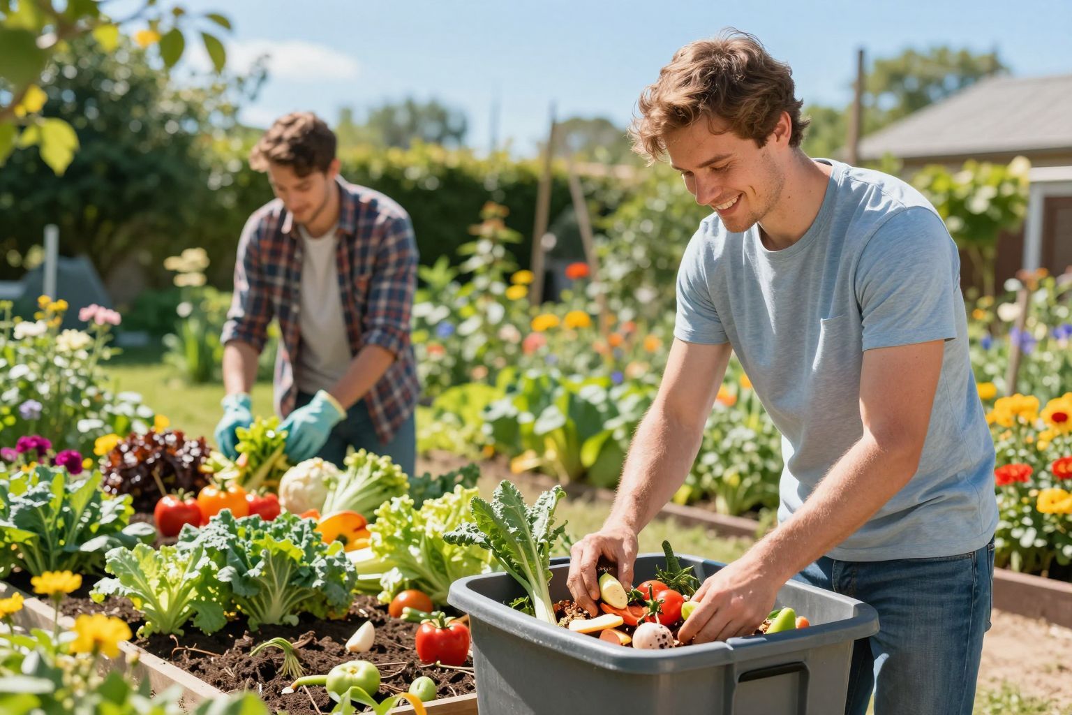 A komposztálás segít csökkenteni az élelmiszerpazarlást!