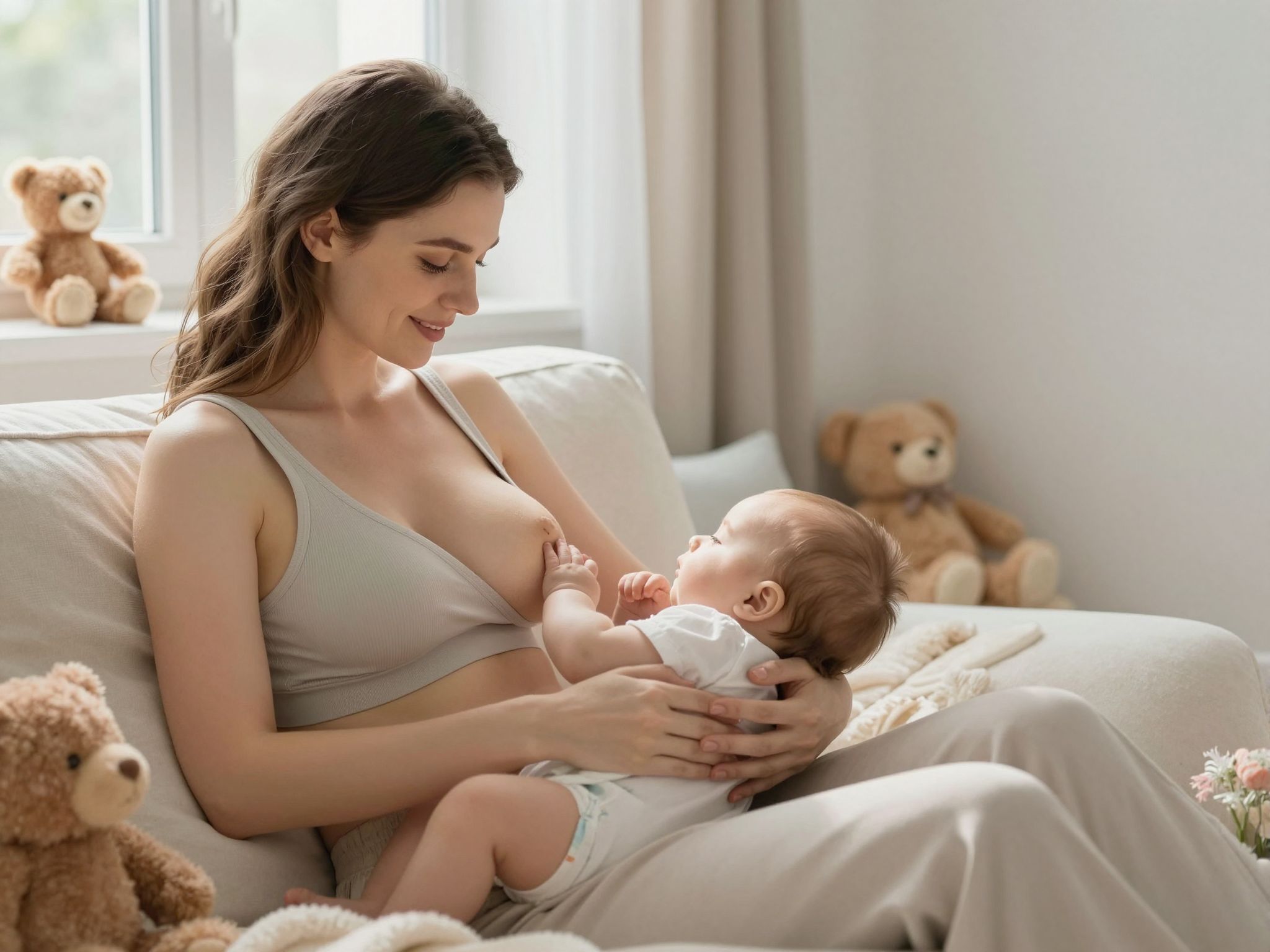 A szoptatós melltartók megkönnyítik a szoptatási élményt.