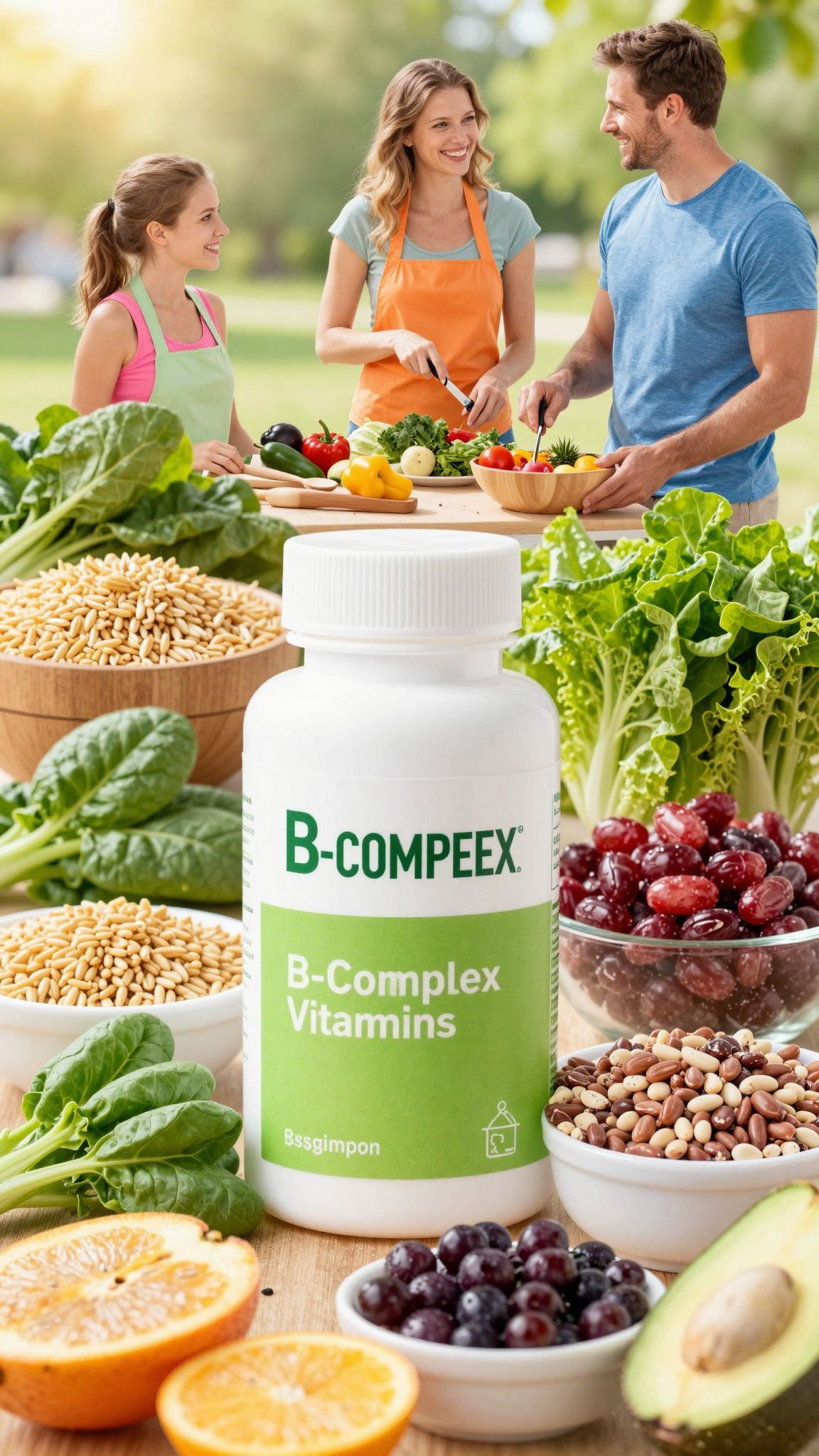 A B-komplex vitaminok segítik a sejtek energiatermelését.