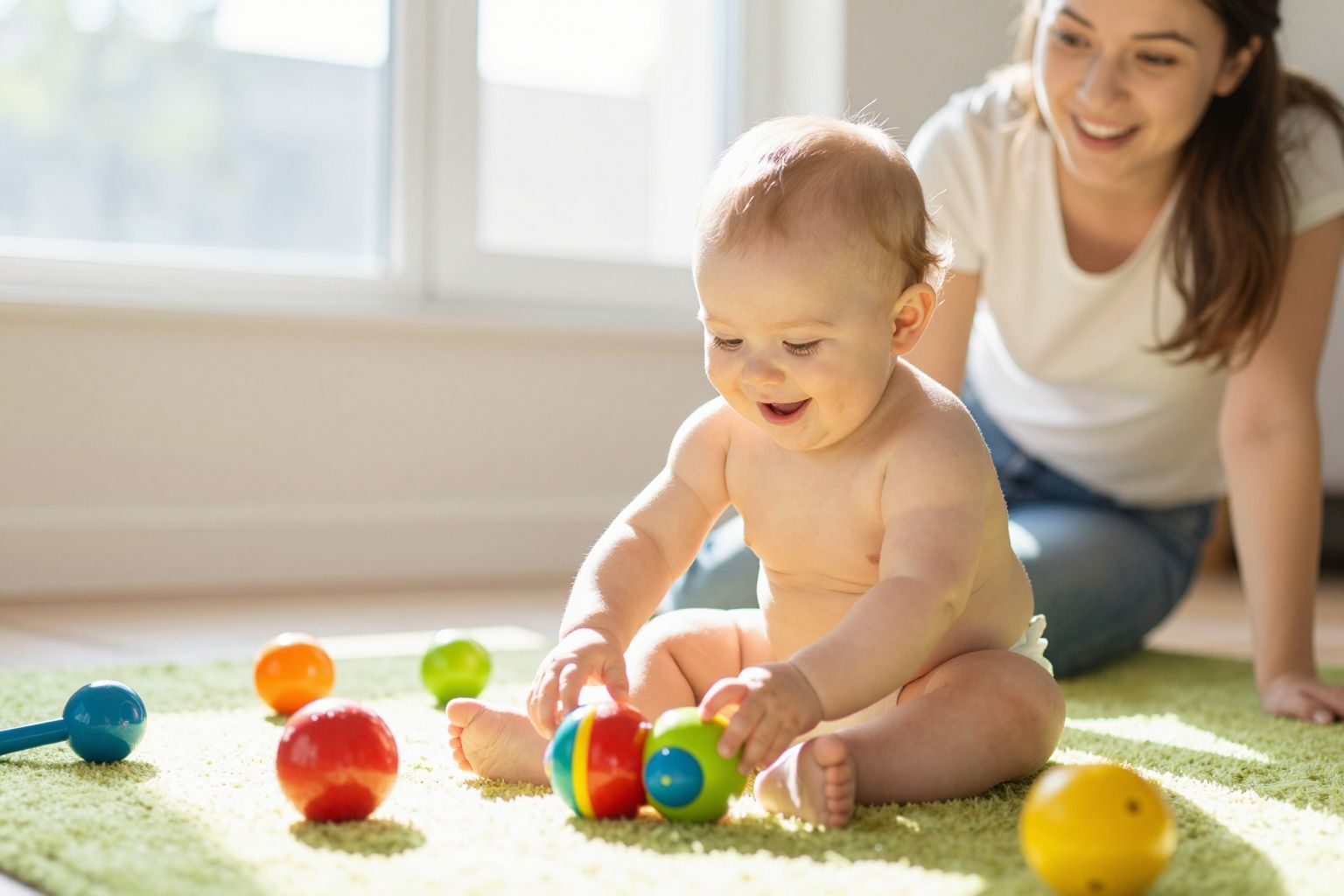 A baba látása 6 hónapos korra élesedik meg.