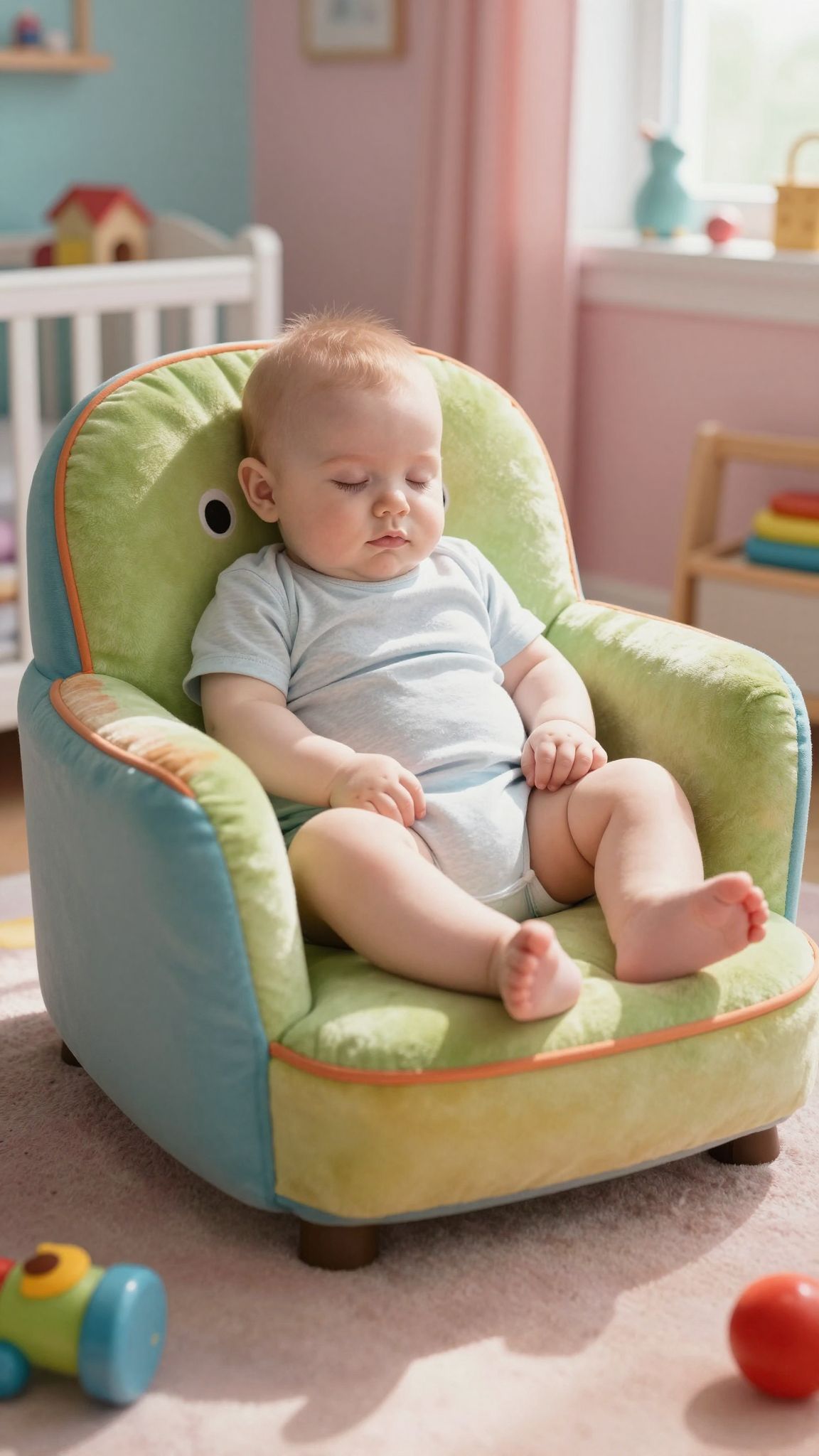 A baba ülve alvása normális, de figyelni kell rá.