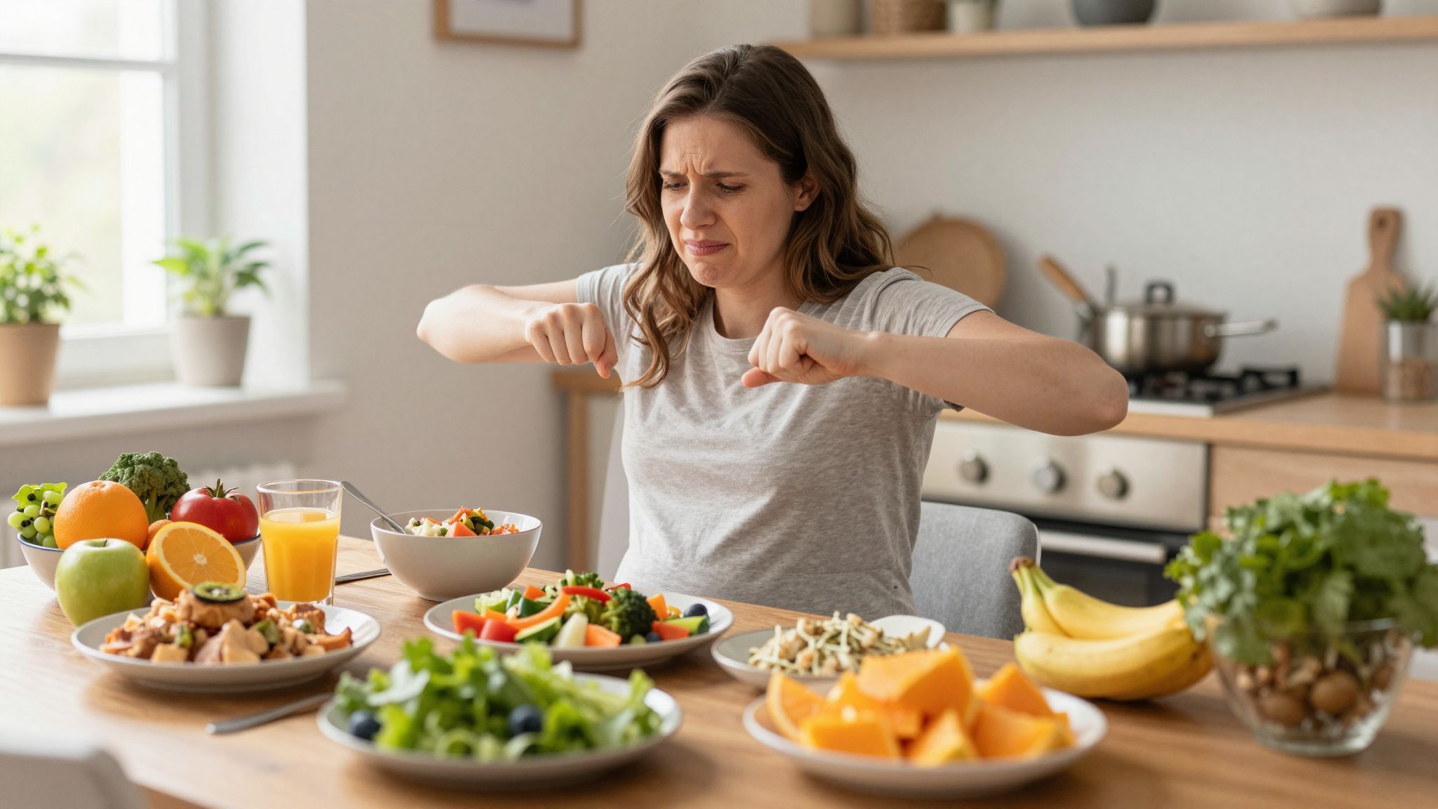 A terhesség alatt gyakori az ételek iránti undor.