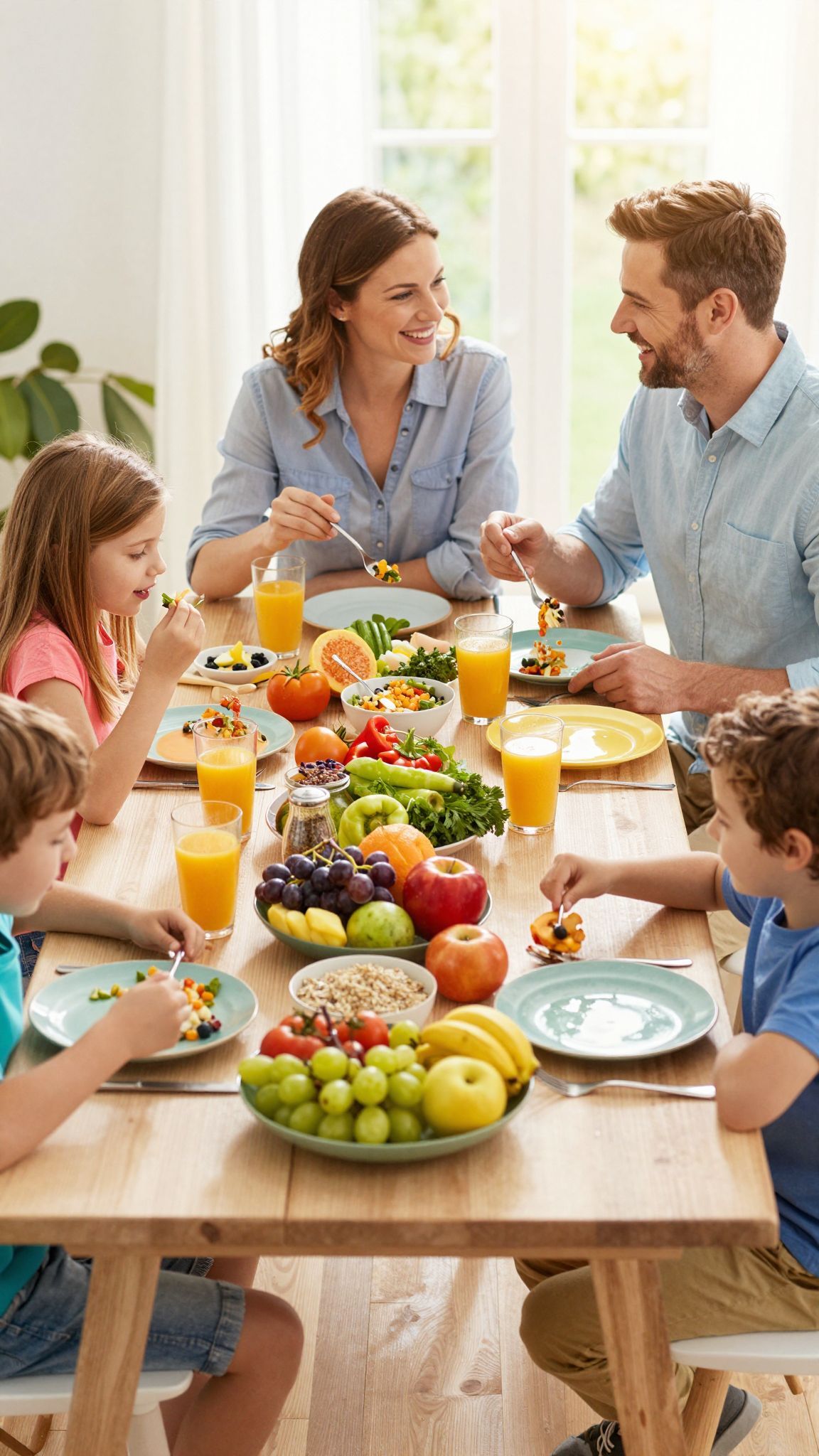 A közös étkezés erősíti a gyerekek étkezési szokásait.