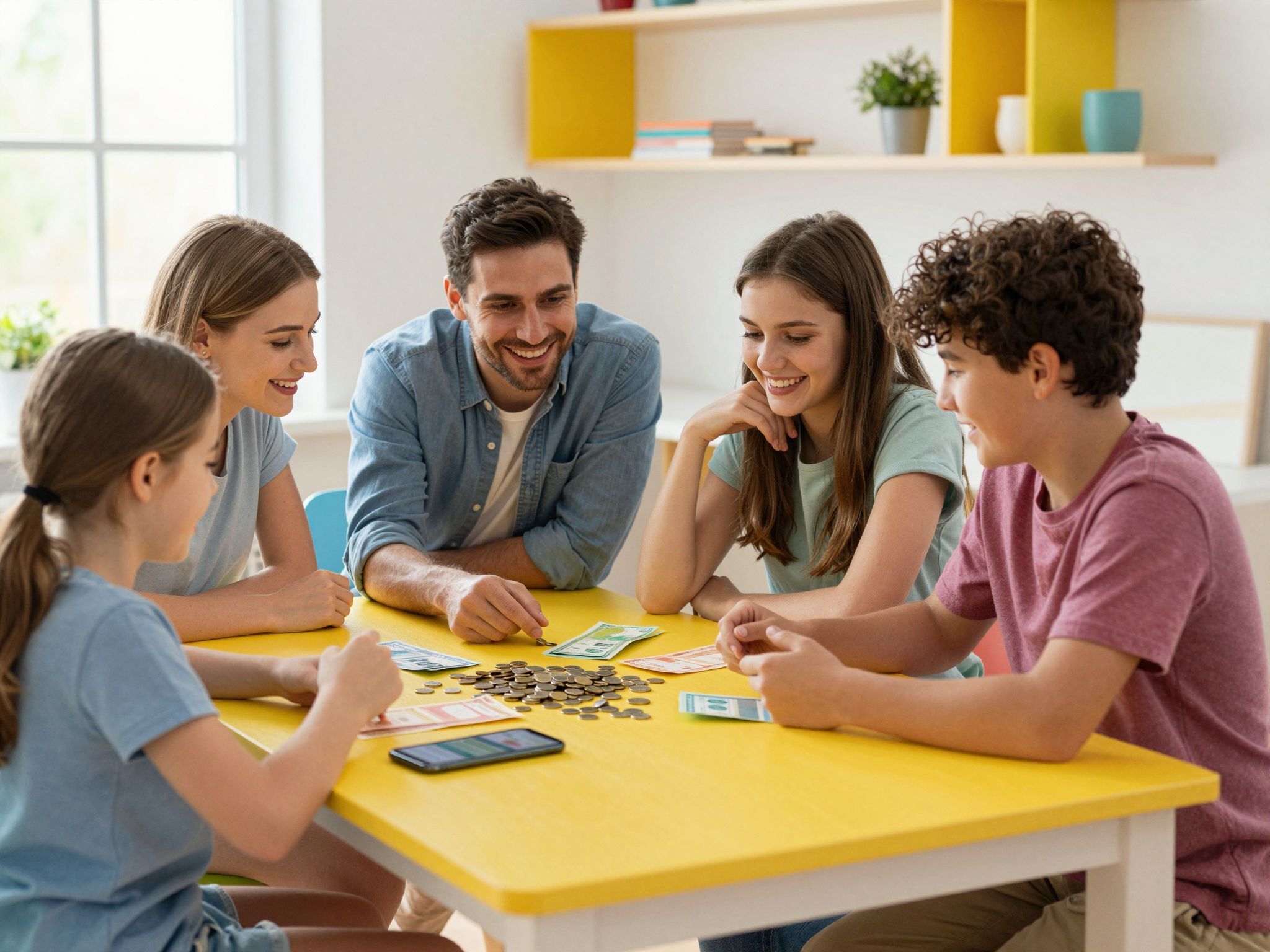 A zsebpénz segít a családi költségvetés tervezésében.