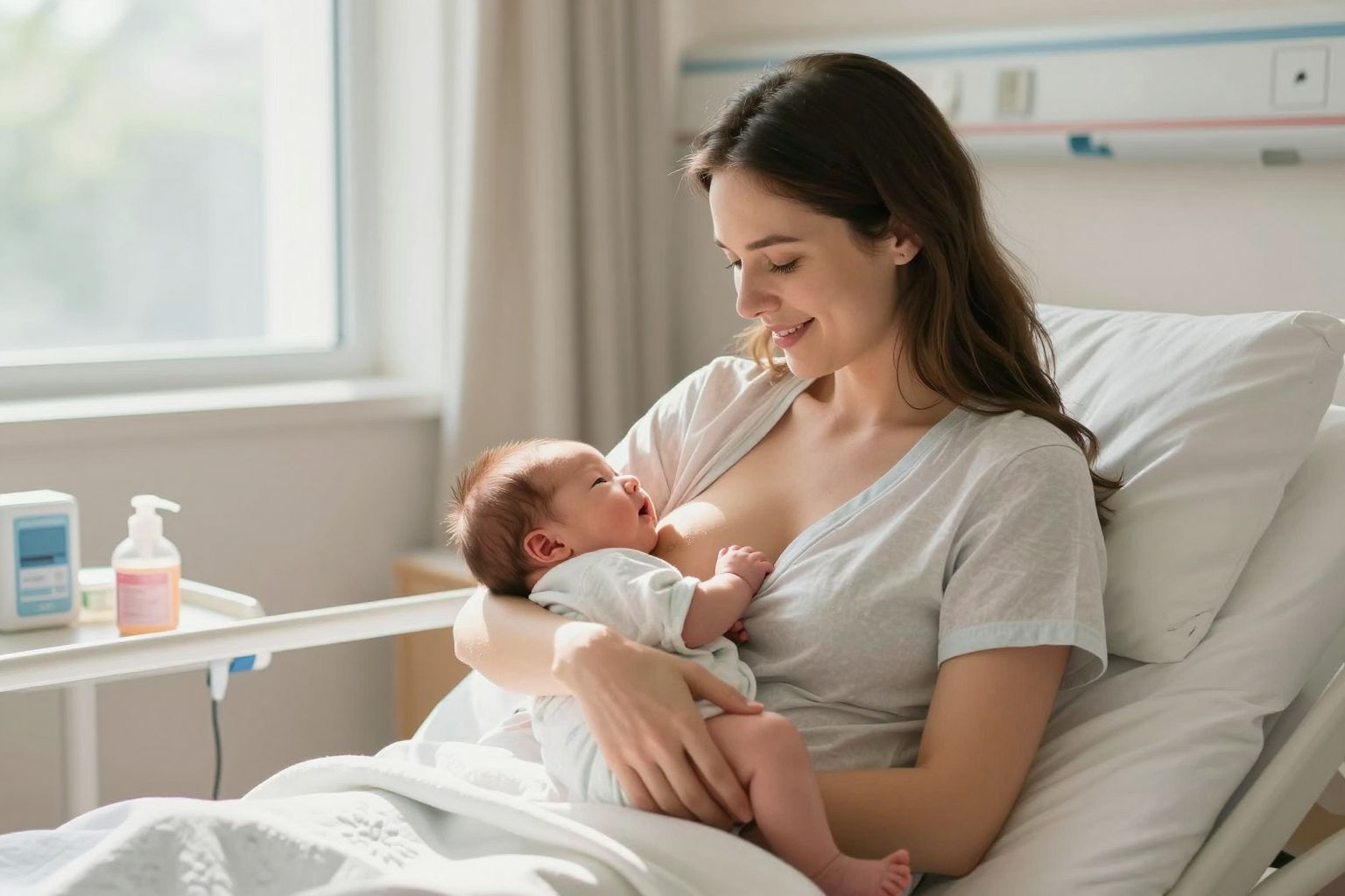 A császármetszés növelheti a szoptatási nehézségeket.