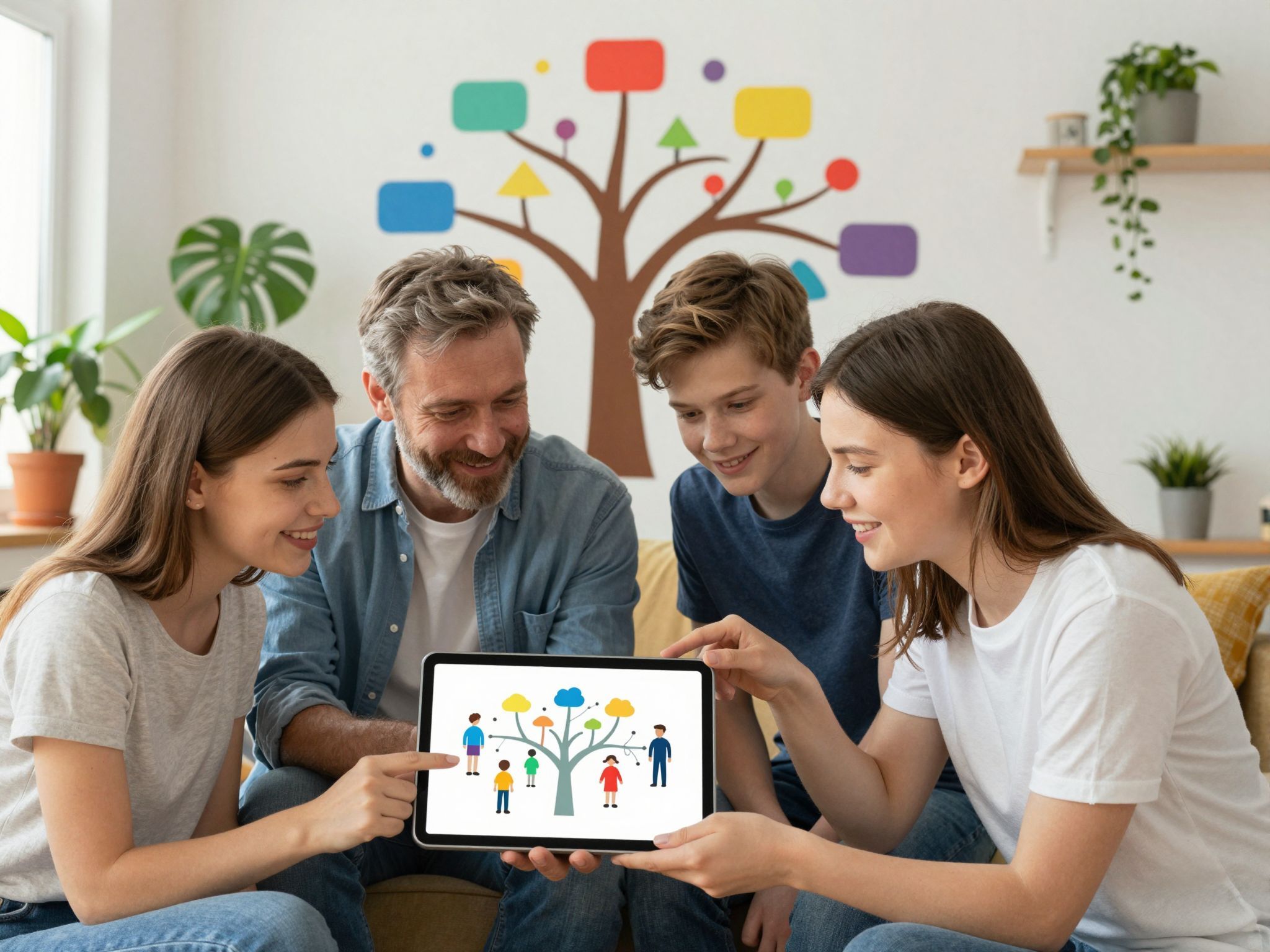 A digitális családfák könnyítik a rokoni kapcsolatok feltárását.