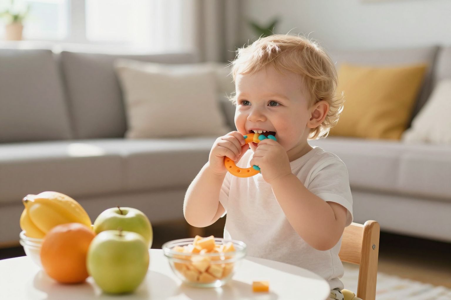 A vitaminok segítik a fogzás során fellépő gyulladást.