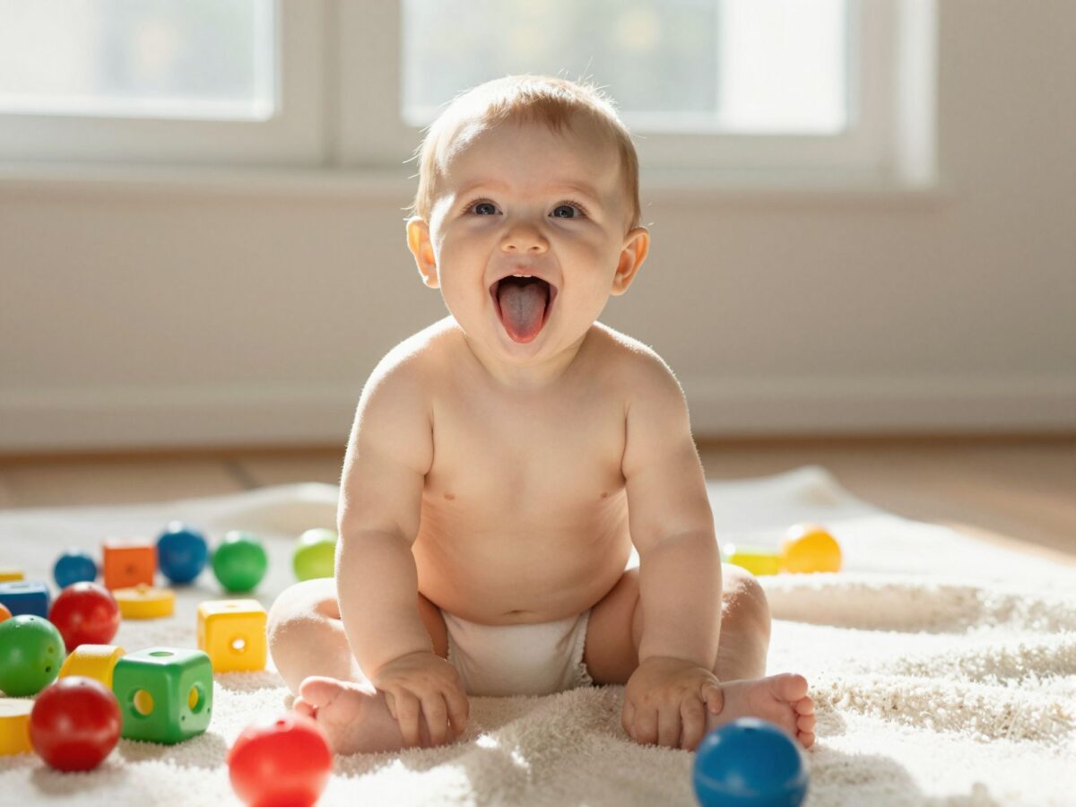 A gagyogás jelentése: A baba első próbálkozásai a nyelvvel