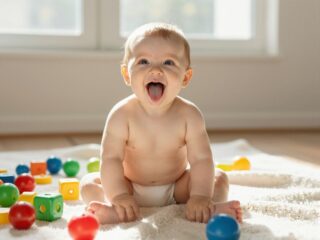A gagyogás jelentése: A baba első próbálkozásai a nyelvvel