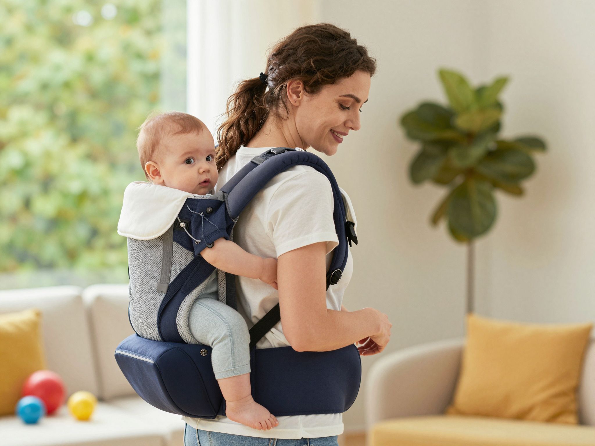 A C-görbület támogatja a baba természetes fejlődését.