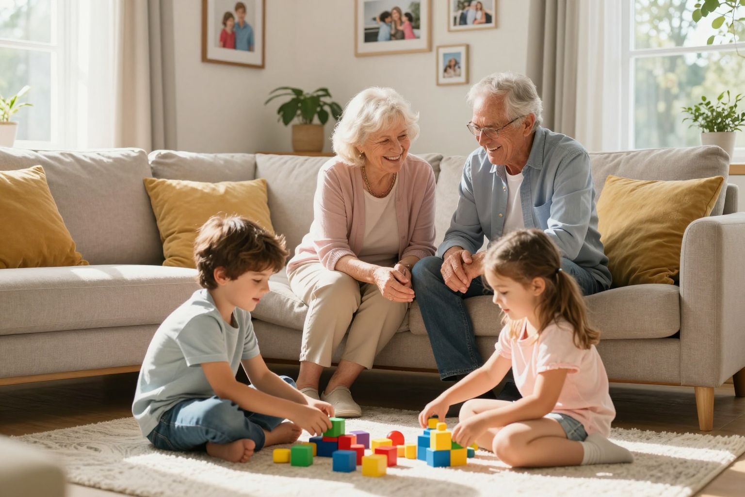 A nagyszülők bölcsessége segít a gyermekek fejlődésében.