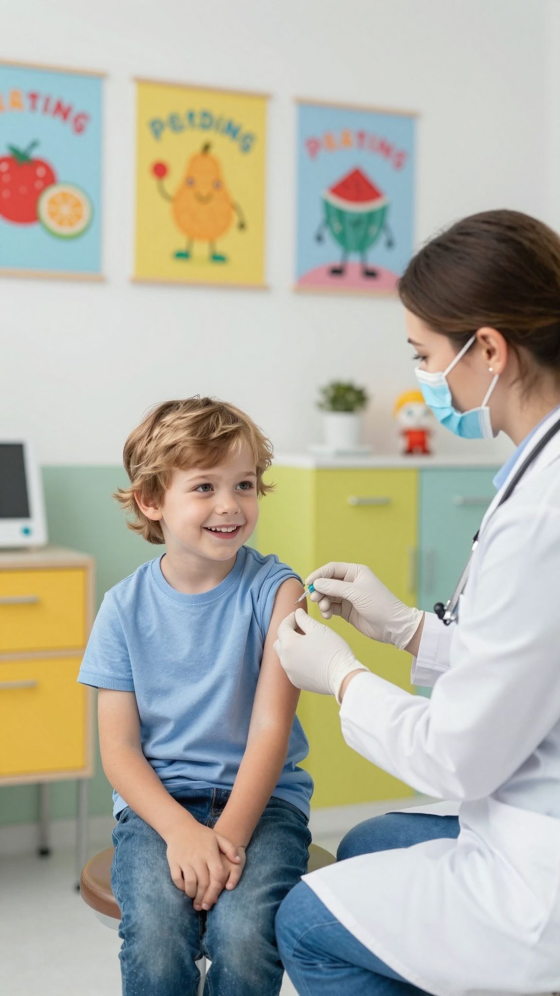 A vakcinák erősítik a gyermekek immunrendszerét és védelmüket.