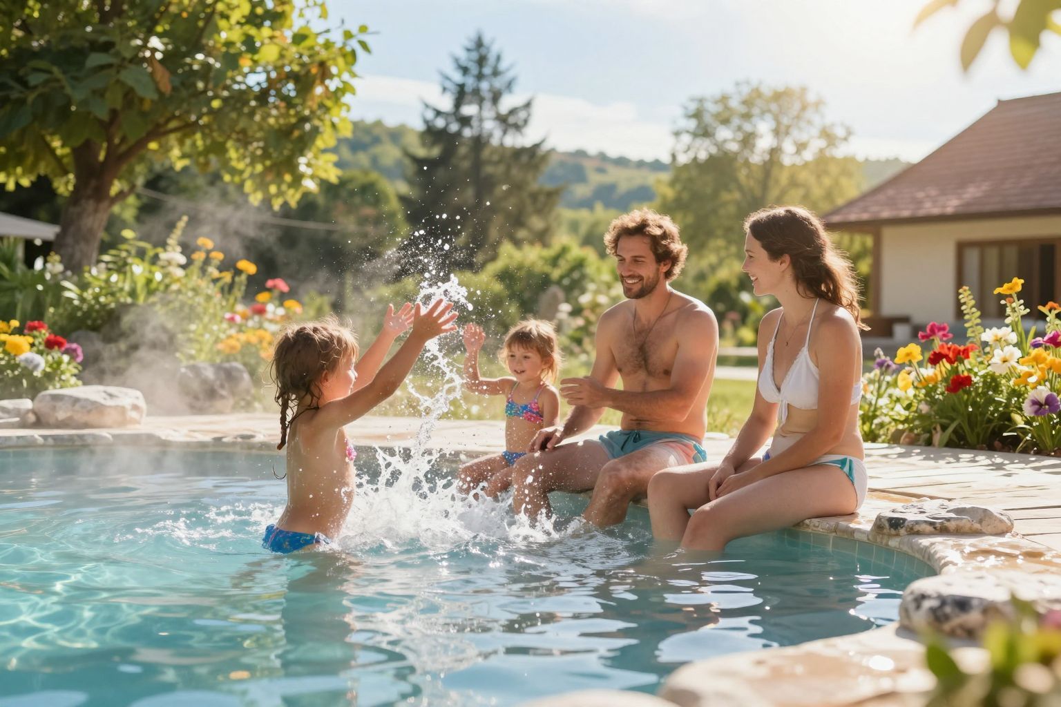 A termálvíz segít a családi összetartásban és gyógyulásban.