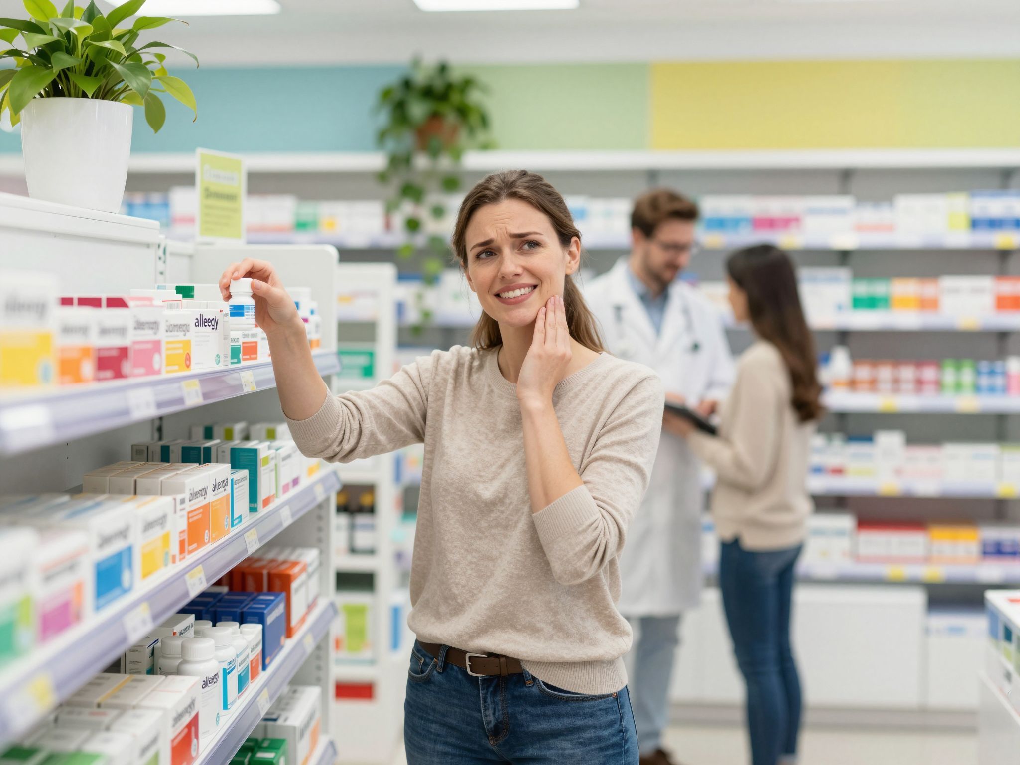 A modern gyógyszerek hatékonyan csökkentik az allergiás tüneteket.