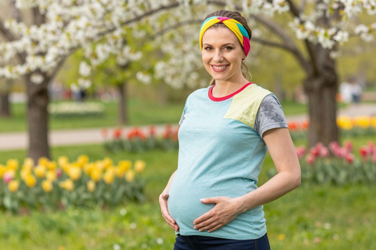 A hajpántok kiemelik a kismamák stílusát és praktikusságát.