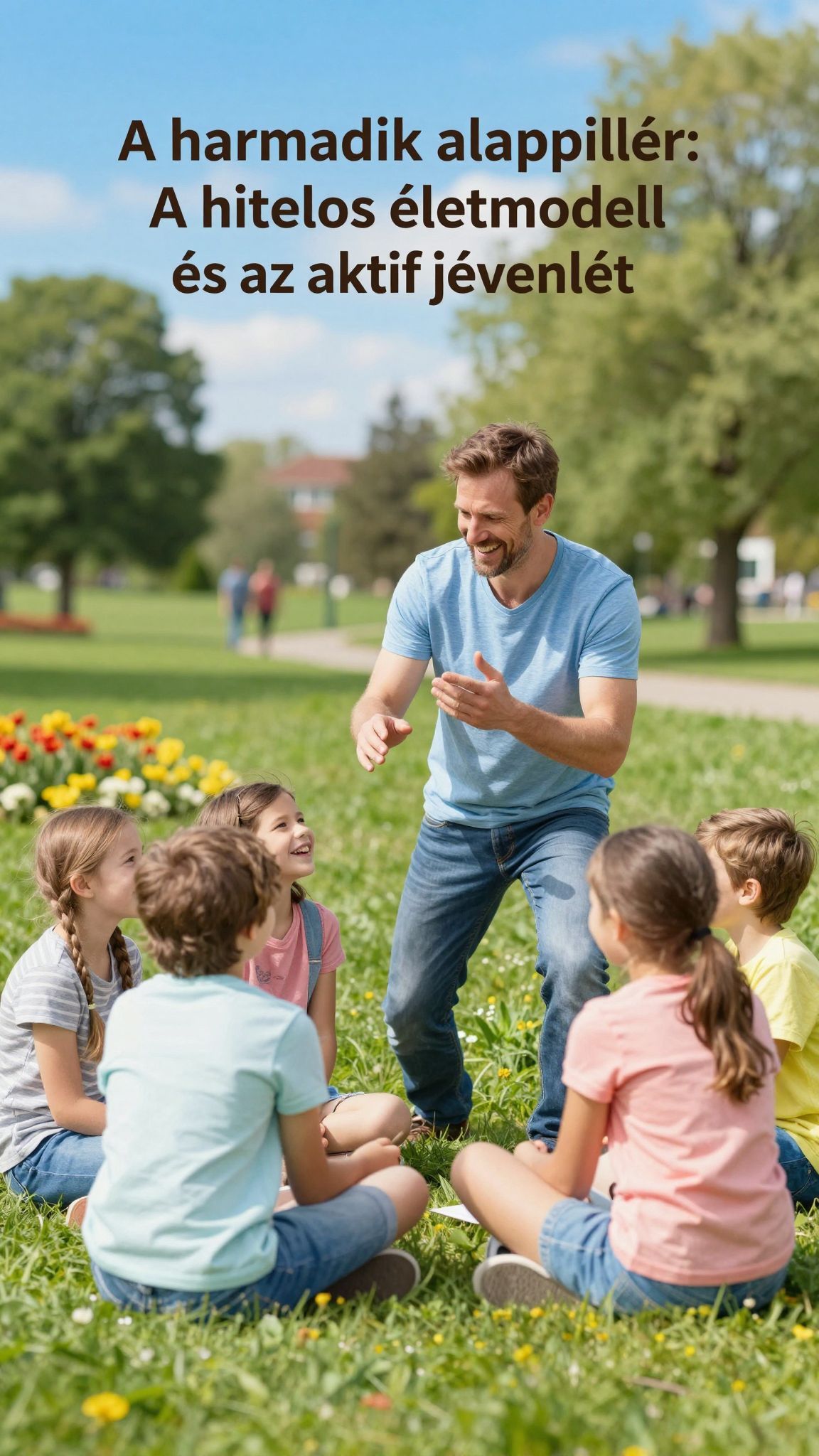 A hiteles életmodell erősíti a gyermek önbizalmát.