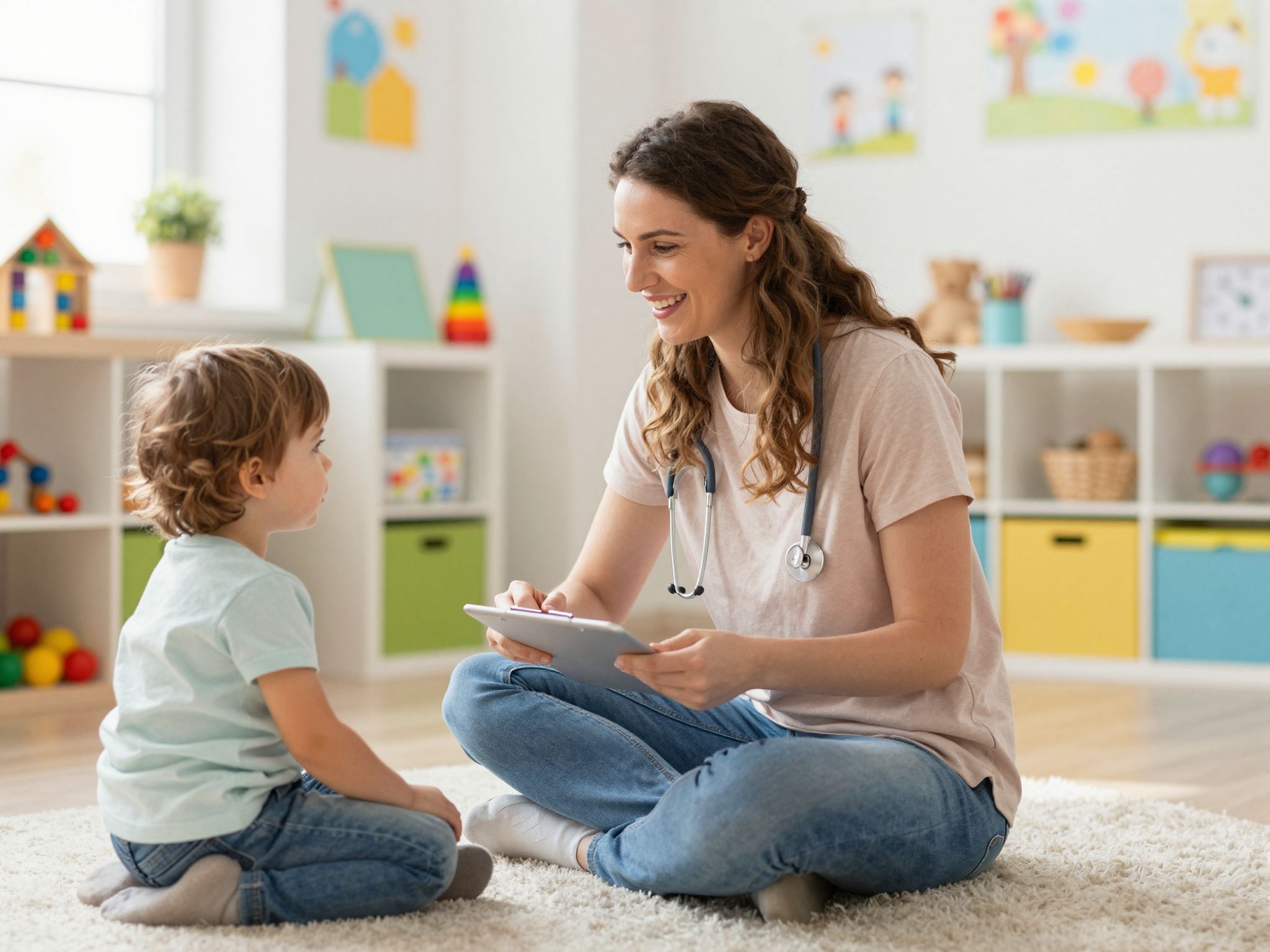 A gyermekorvos mellett a védőnő is fontos szereplő.