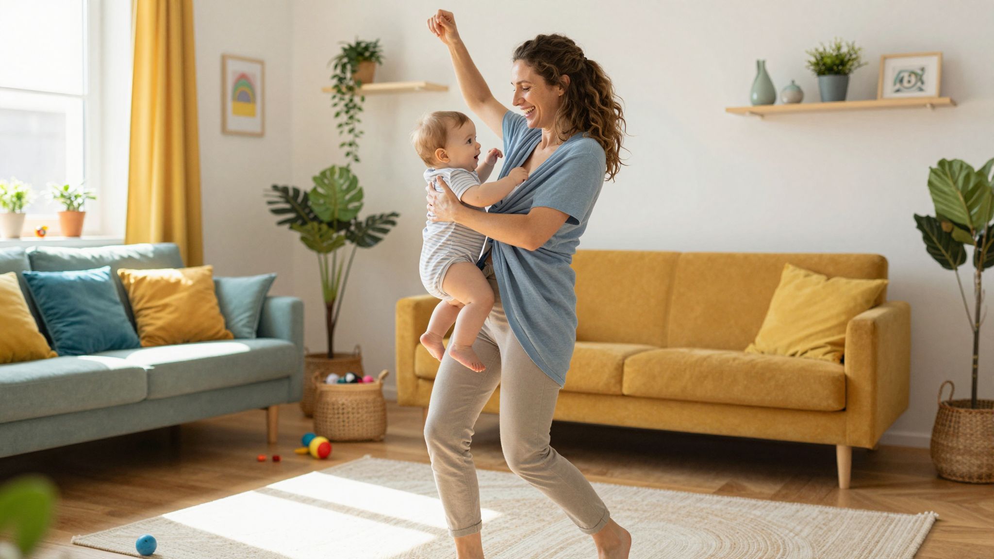 A biztonságos hordozás alapja a megfelelő erőnlét.